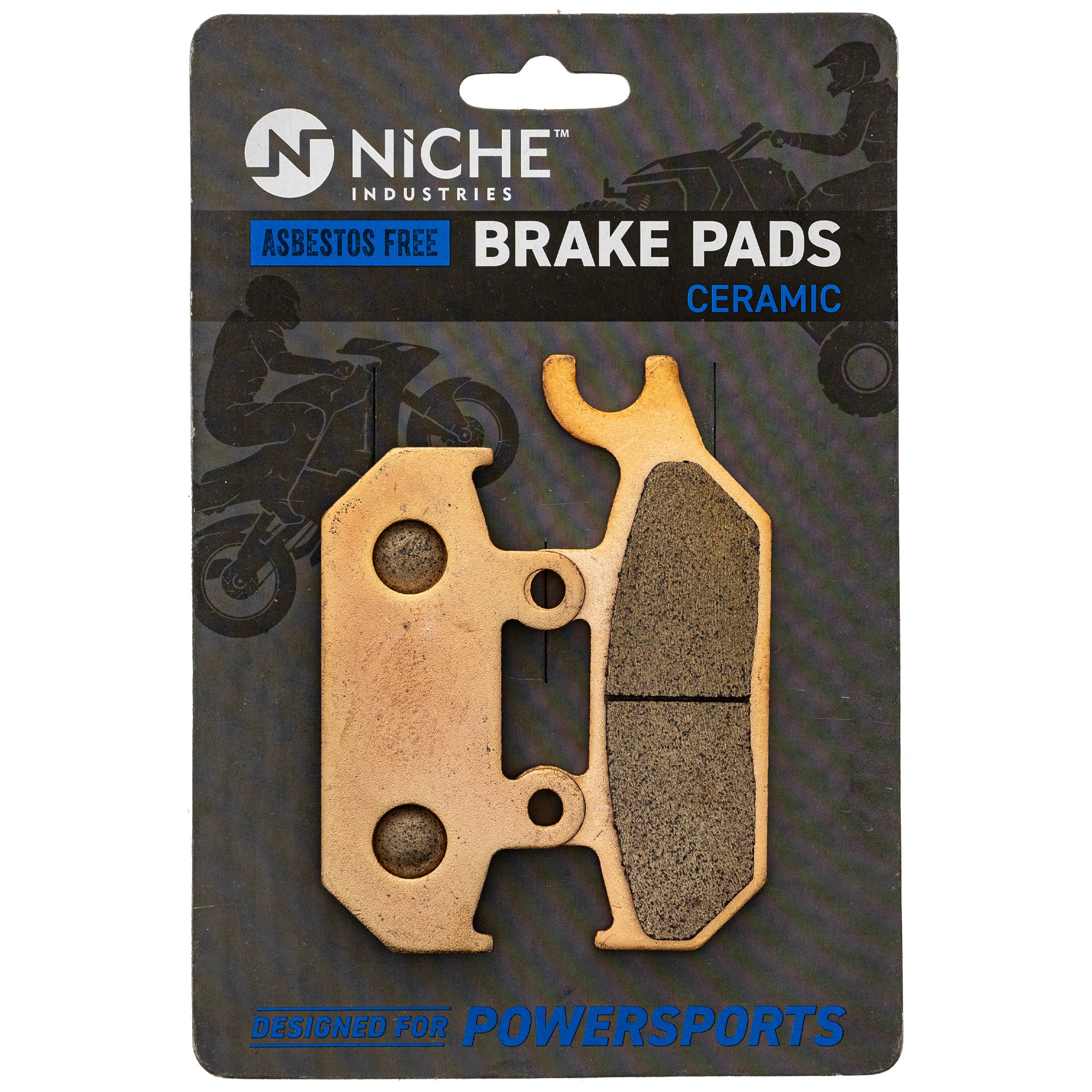 NICHE 519-KPA2734D Brake Pad Set for Wolverine Viking Maverick
