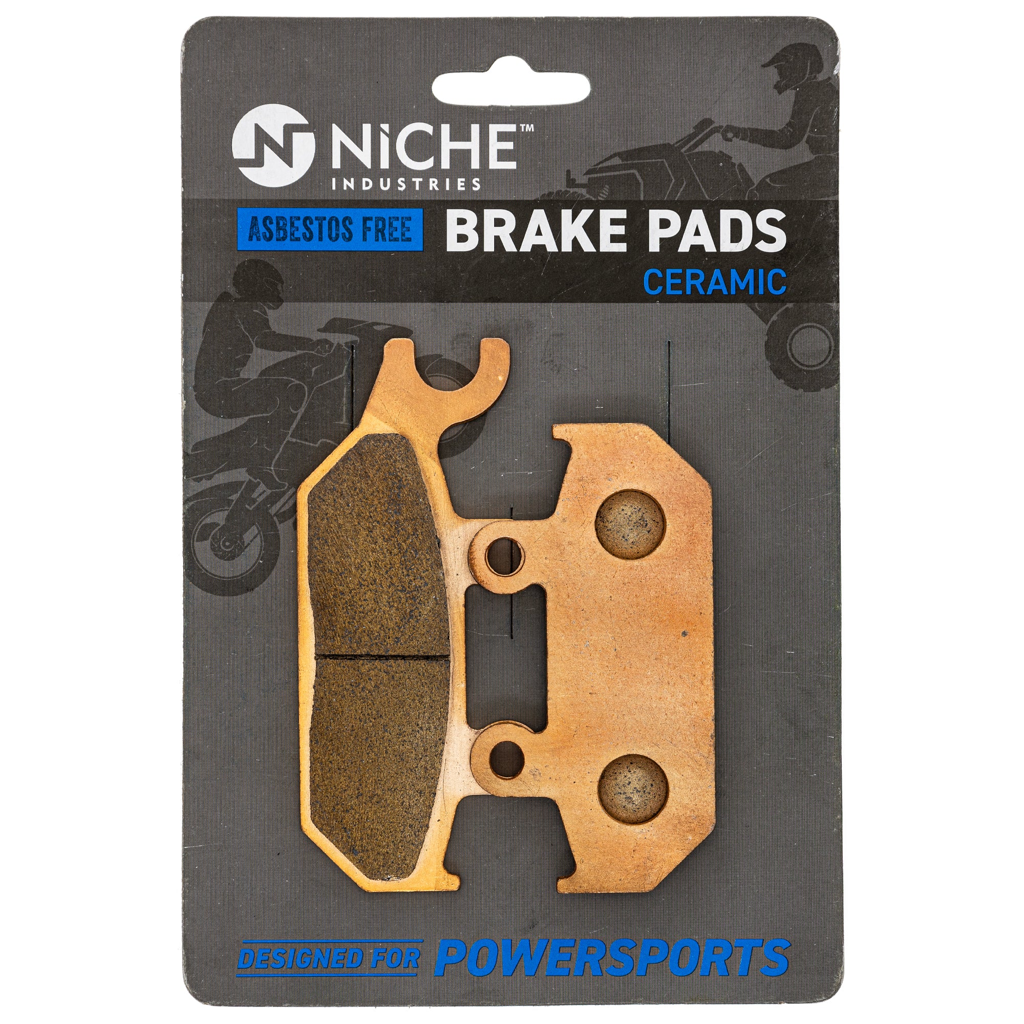 NICHE 519-KPA2735D Brake Pad Set for Wolverine Viking Maverick