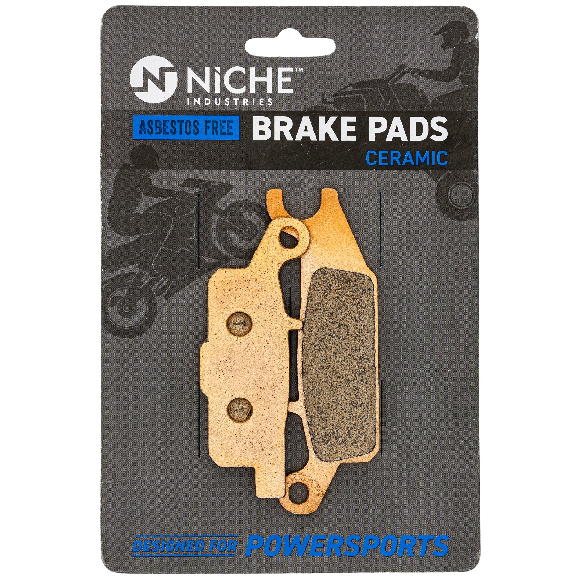 NICHE 519-KPA2745D Brake Pad Set for Raptor Kodiak Grizzly