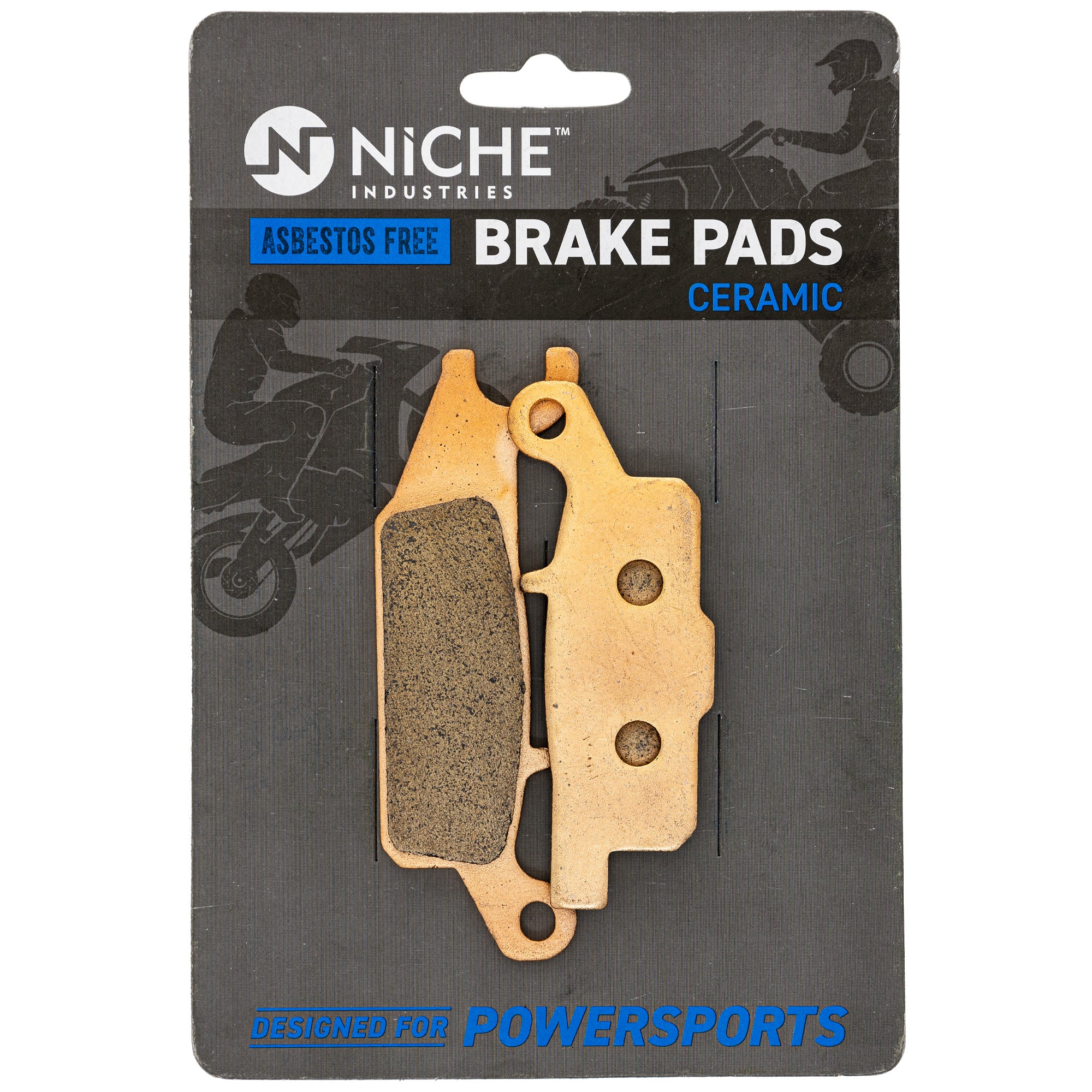NICHE 519-KPA2746D Brake Pad Set for Raptor Kodiak Grizzly
