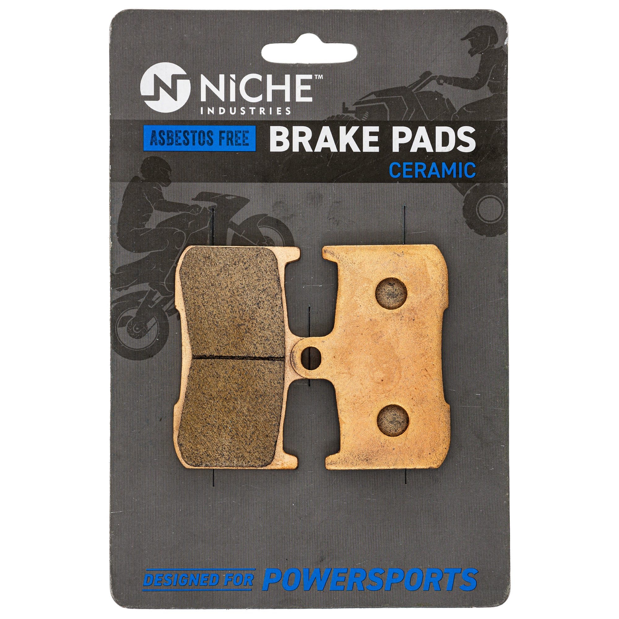 NICHE 519-KPA2747D Brake Pad Set for Z800 Z1000 Vegas Tiger