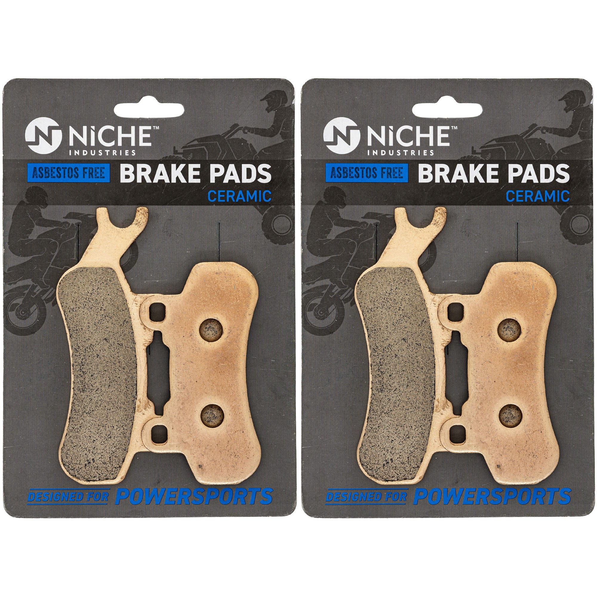 NICHE 519-KPA2749D Brake Pad Set 2-Pack for Traxter Maverick