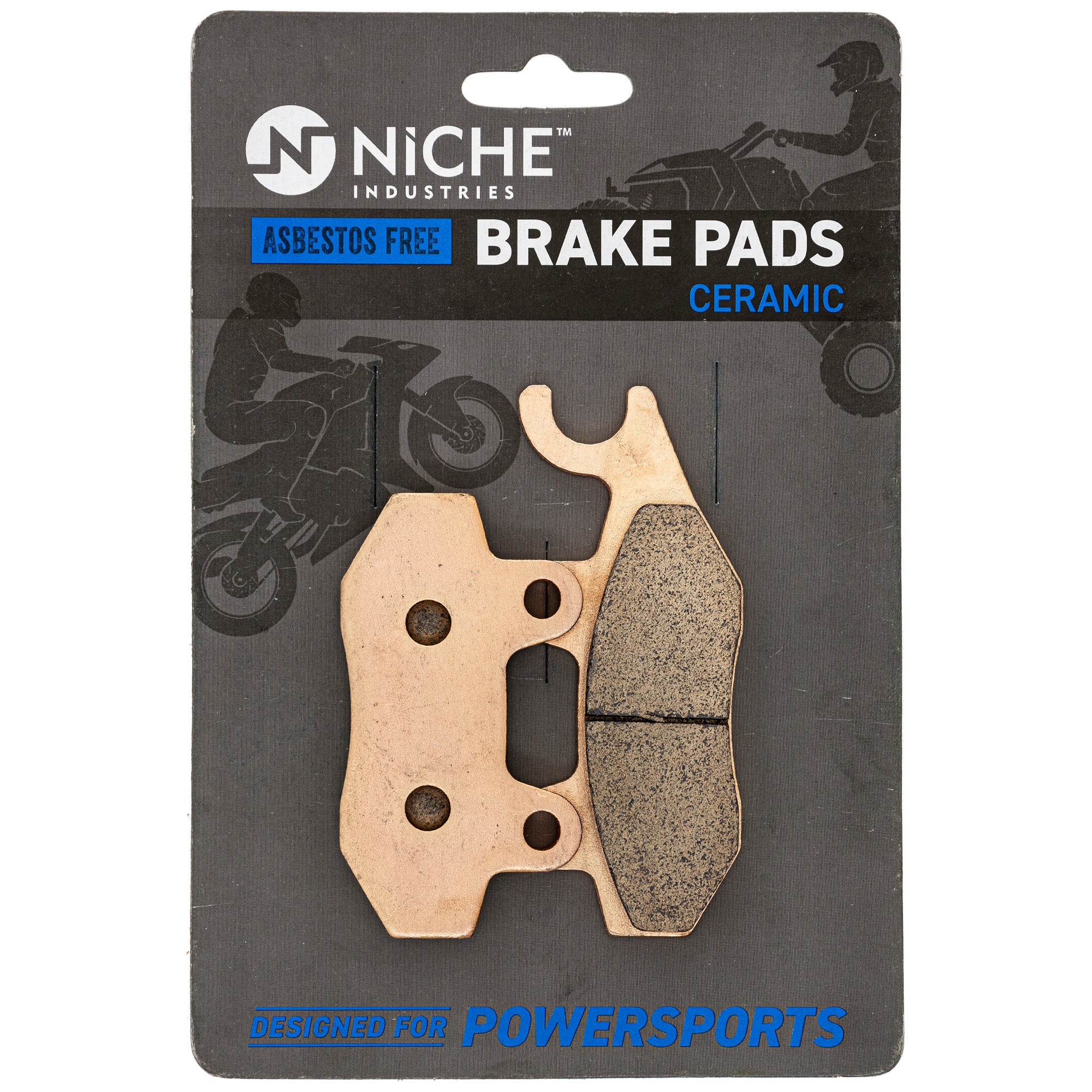 NICHE 519-KPA2741D Brake Pad Set for Z400 Ninja KLR650 Eliminator
