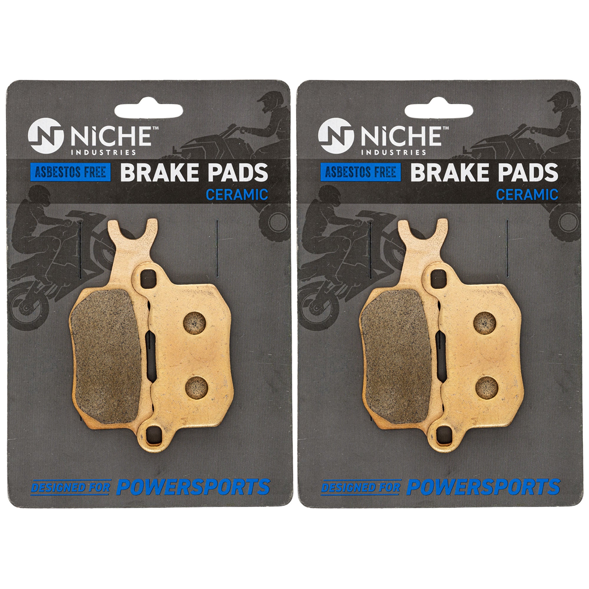 NICHE 519-KPA2752D Brake Pad Set 2-Pack for Traxter Defender