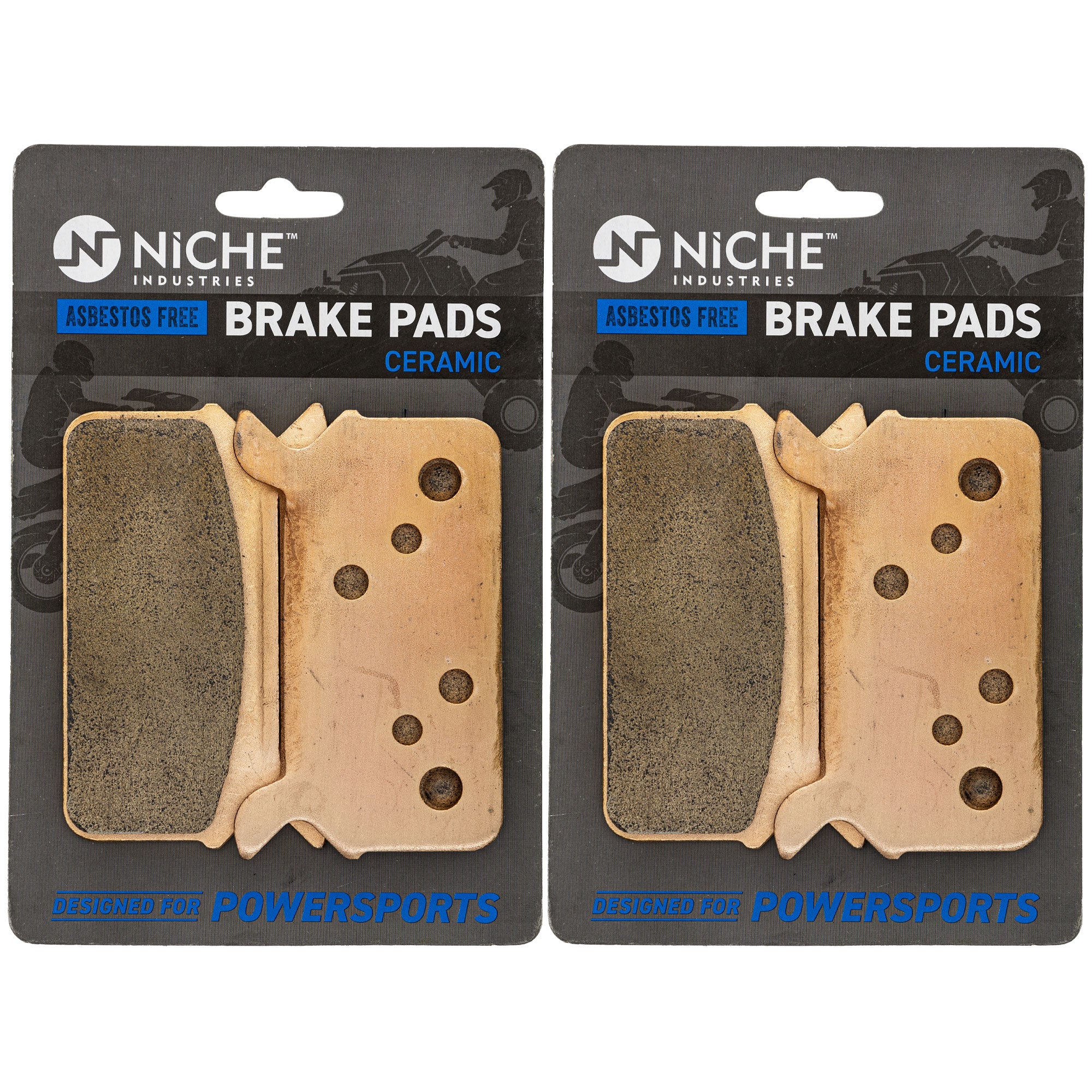 NICHE 519-KPA2754D Brake Pad Set 2-Pack for XCR XCF XC WideTrak