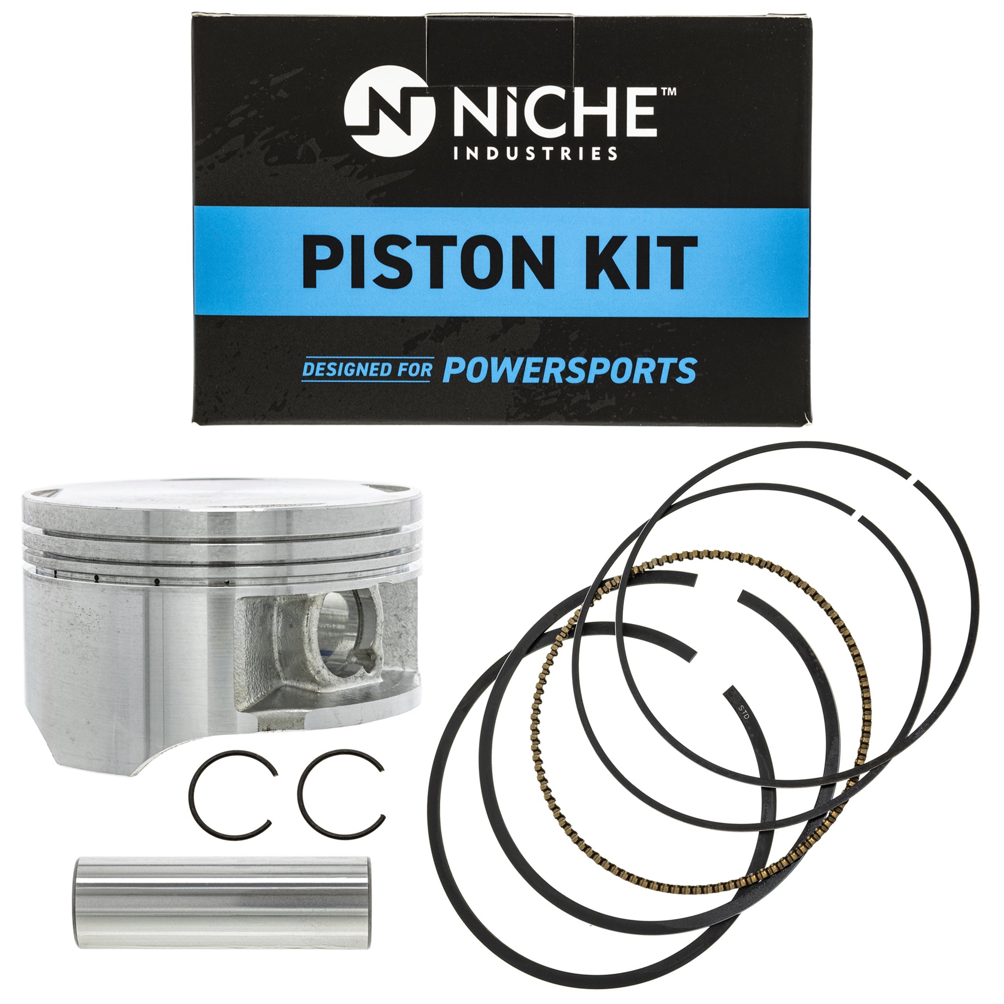 Piston Kit for Honda XR400R TRX400 SporTrax 13111-KCY-670 13103-KCY-670 13102-KCY-670 NICHE 519-KPS2236T