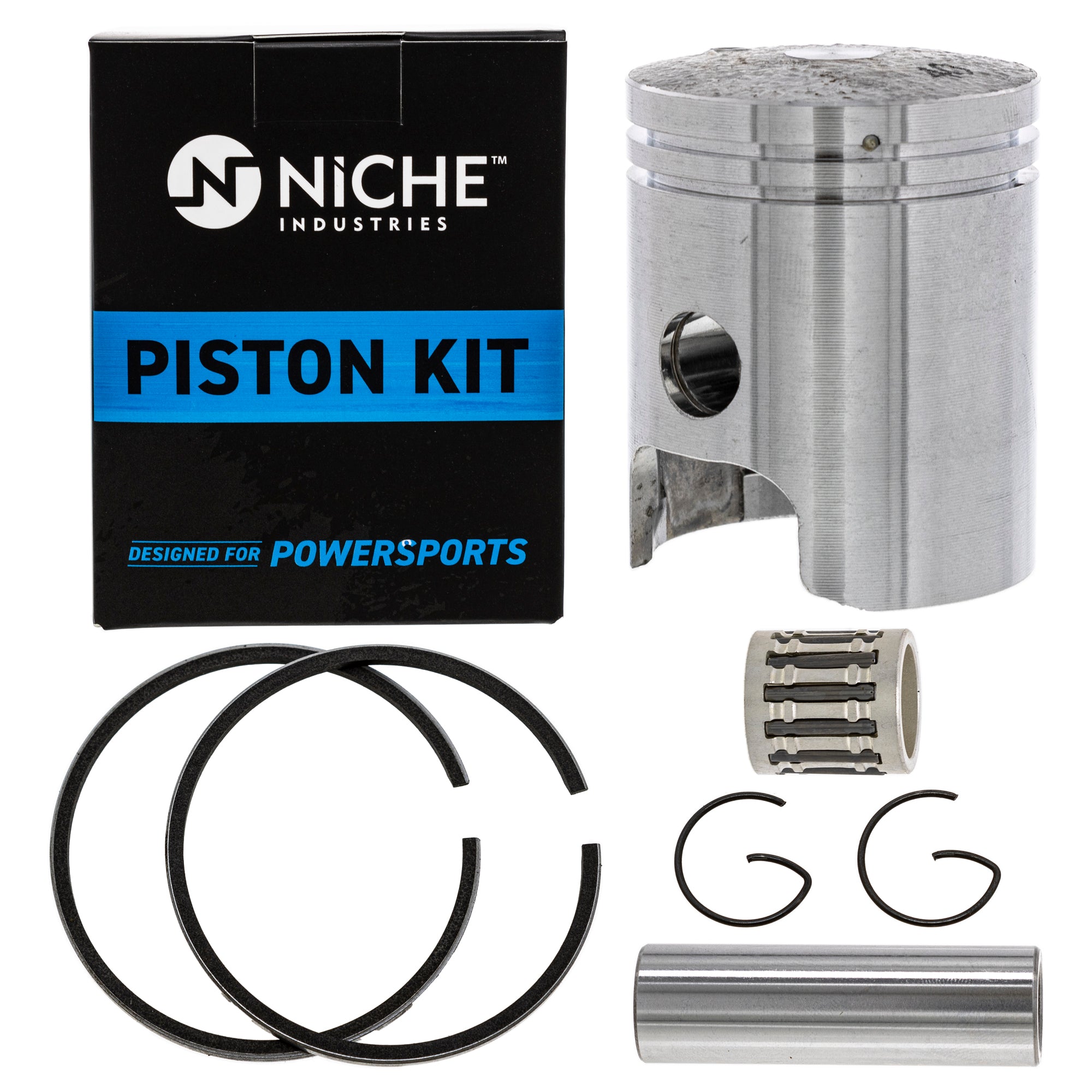 Piston Kit for Yamaha Tri Towny QT50 PW50 260-11601-03-00 18U-11636-00-00 18U-11635-00-00 NICHE 519-KPS2223T