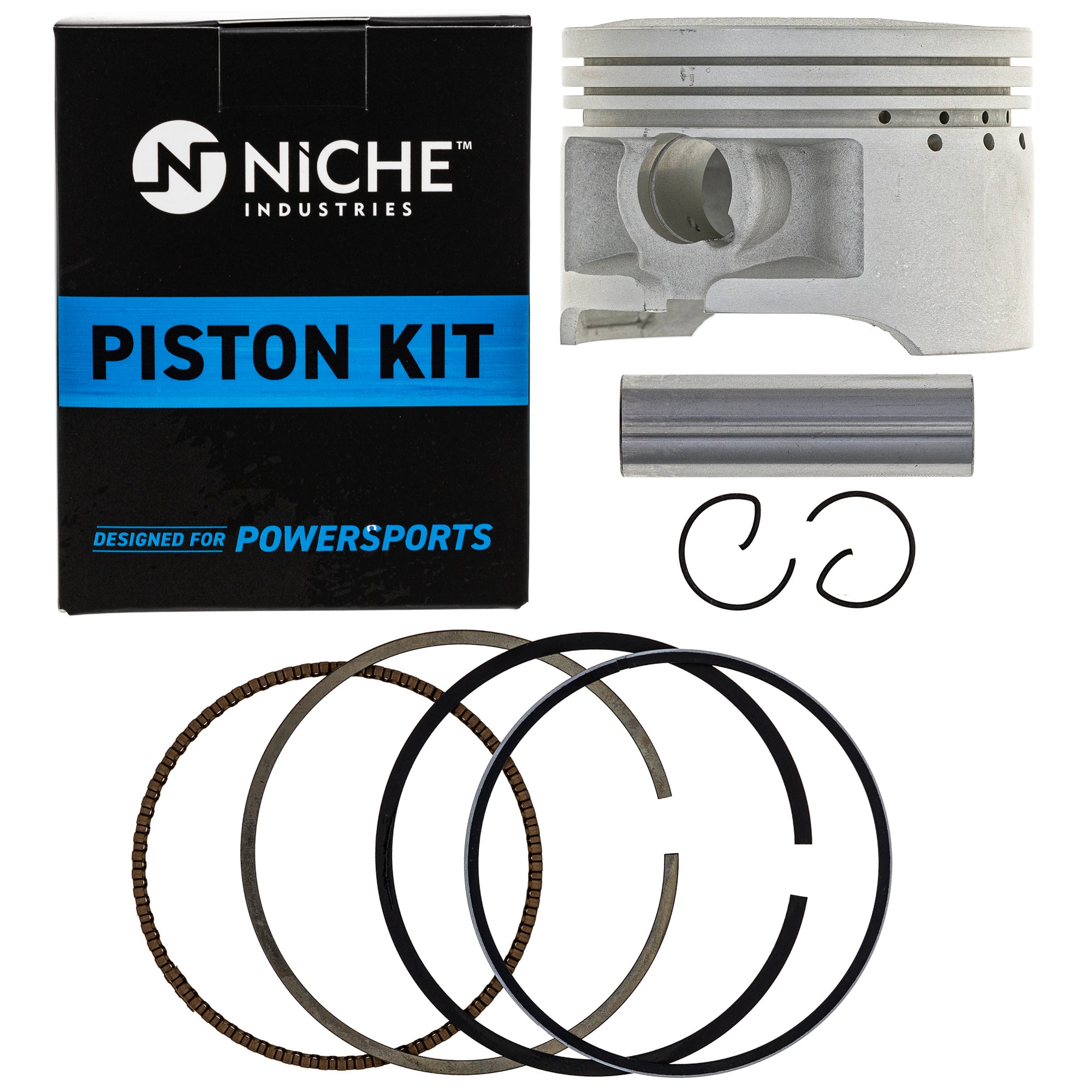 Piston Kit for Yamaha Tri Timberwolf Moto Bruin 4BD-11638-00-00 4BD-11636-00-00 NICHE 519-KPS2242T