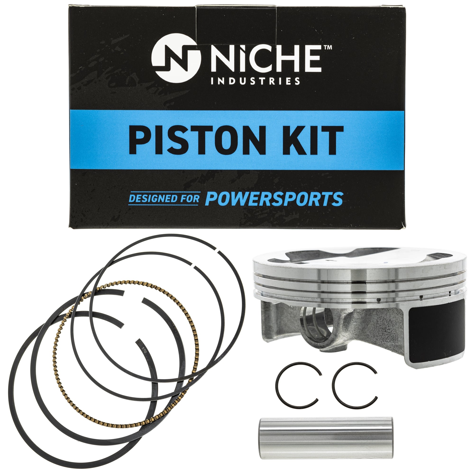 Piston Kit for Yamaha YFZ450R YFZ450 99999-03528-00 5TG-11631-12-00 5TG-11603-00-00 NICHE 519-KPS2247T