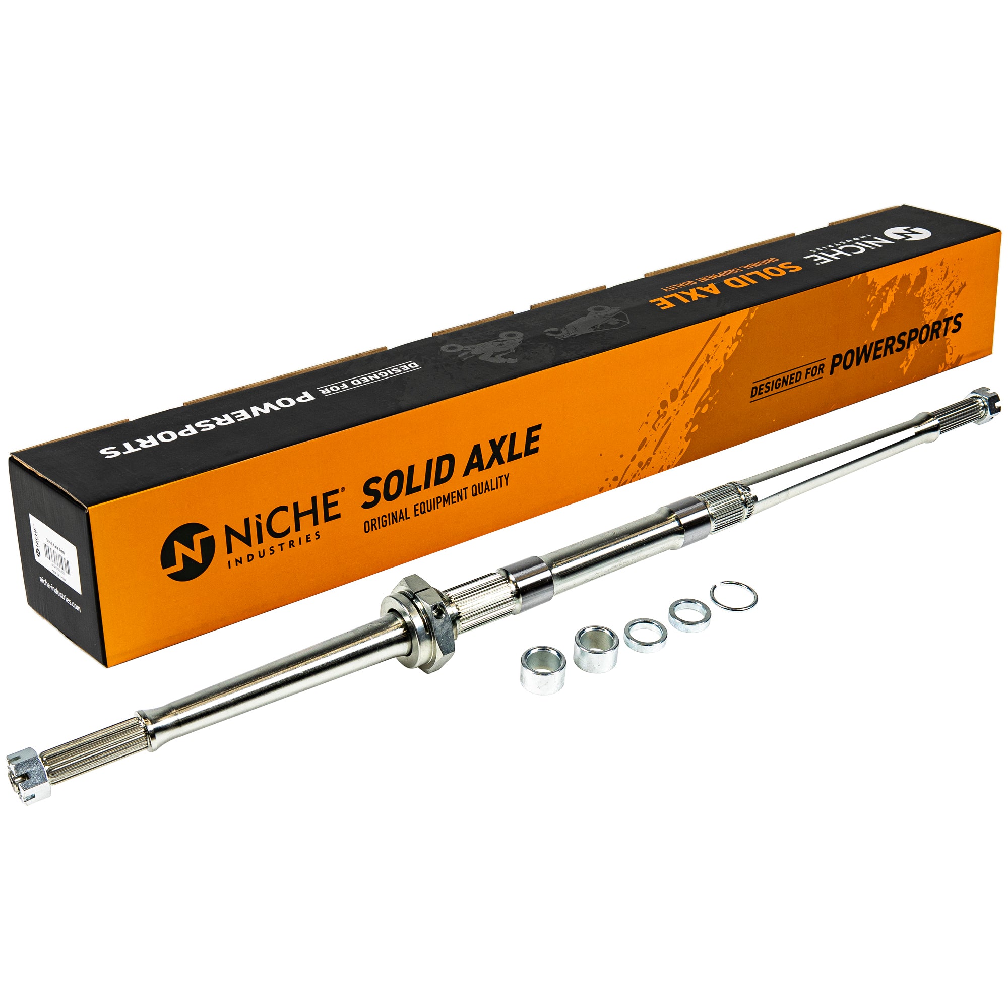 NICHE 519-KSA2221X Adjustable Solid Rear Axle for Kawasaki Raptor