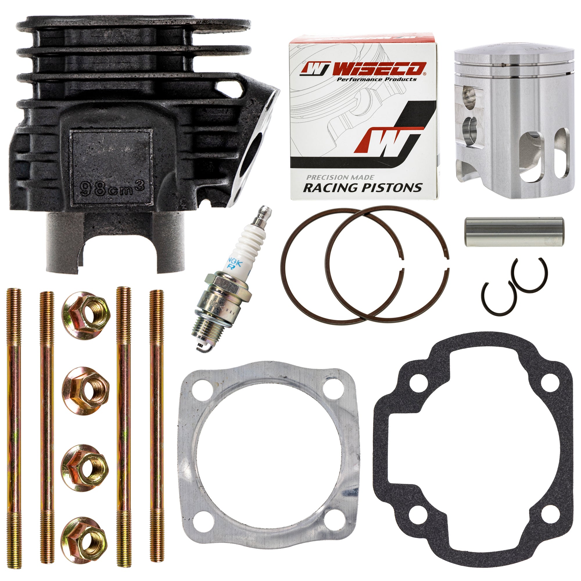 Cylinder Piston Gasket Stud Spark Plug Kit for zOTHER Yamaha Suzuki Polaris Kawasaki BRP NICHE MK1012023
