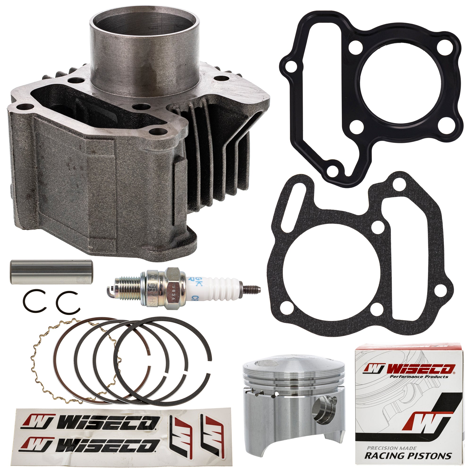 Cylinder Piston Gasket Spark Plug Kit for zOTHER Yamaha Raptor Moto Grizzly Badger NICHE MK1012024