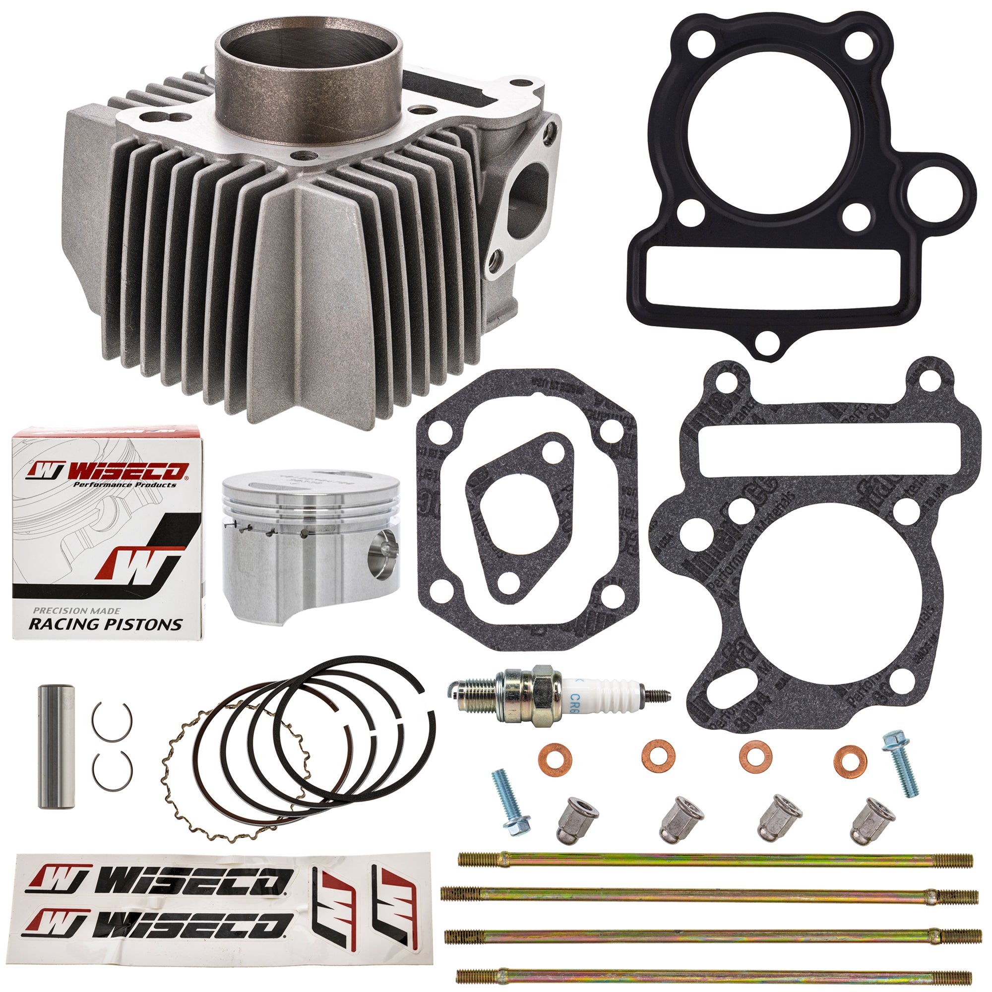 Cylinder Piston Gasket Stud Spark Plug Kit for zOTHER Polaris Sportsman Outlaw NICHE MK1012043