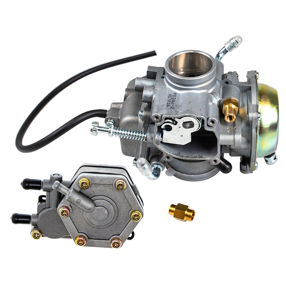 Carburetor and Fuel Pump Kit for zOTHER Polaris Xplorer Xpedition Worker Trail 3130904 NICHE MK1001132