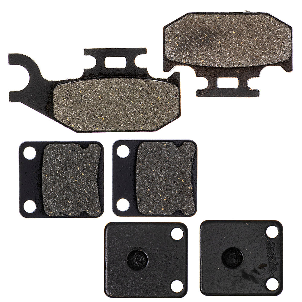 Semi-Metallic Brake Pads Kit Front/Rear for Suzuki Vinson 59101-38850 59100-38870 NICHE MK1001500