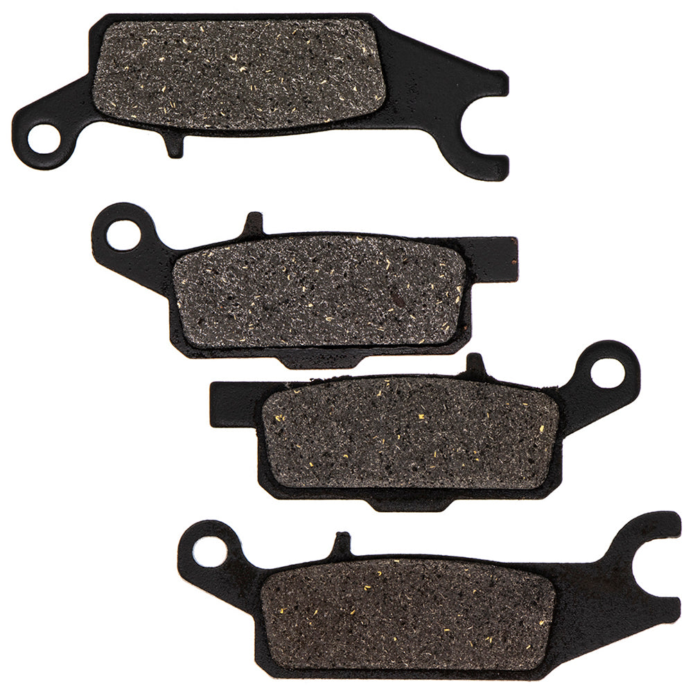 Rear Brake Pads Kit Semi-Metallic for Yamaha Grizzly 3B4-W0046-00-00 3B4-W0046-10-00 NICHE MK1001531
