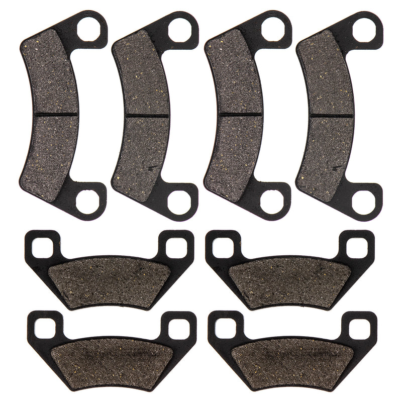 Semi-Metallic Brake Pads Kit Front/Rear for Arctic Cat Textron Cat 1436-811 2502-217 NICHE MK1002434