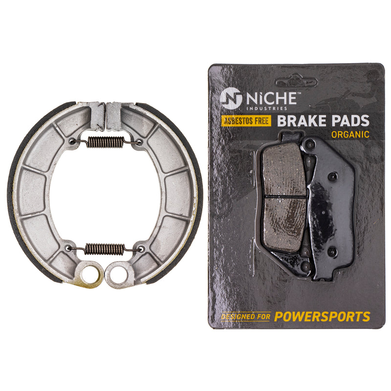 Brake Pad & Shoe Set for zOTHER Honda Shadow Nighthawk Magna FourTrax 06430-MM8-881 NICHE MK1002538