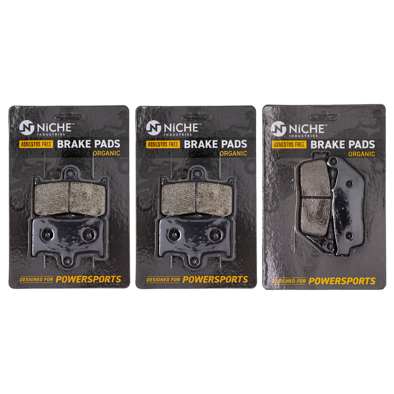 Brake Pad Kit Front/Rear for Victory Polaris Kingpin Hammer Cross 2204196 2203679 2203671 NICHE MK1002544