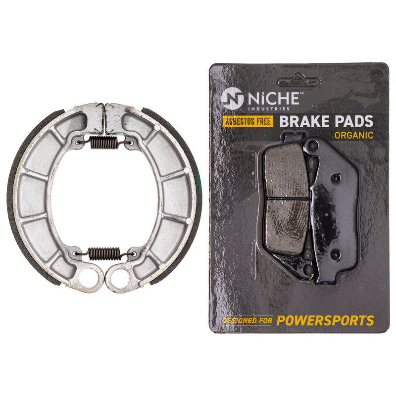 Organic Brake Pad with Shoe Set for zOTHER Honda Shadow 06430-HN0-A20 06455-MW3-406 NICHE MK1002638