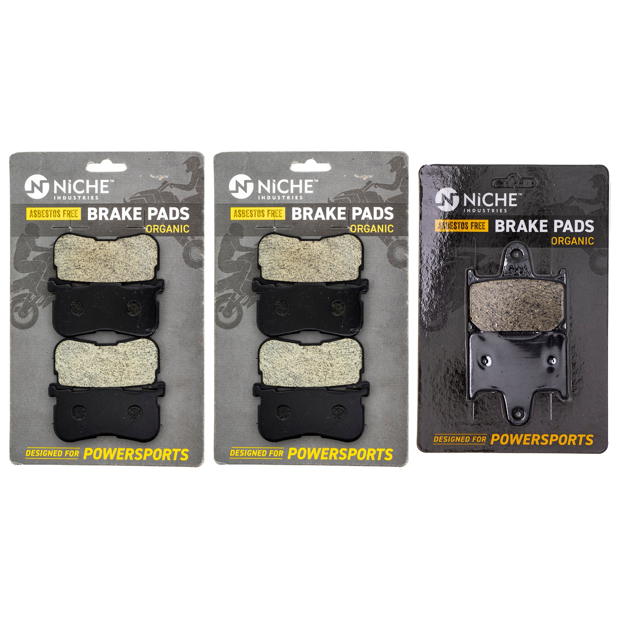Brake Pad Kit Front/Rear for Harley-Davidson Harley Davidson Iron 41300033 41300053 NICHE MK1002640