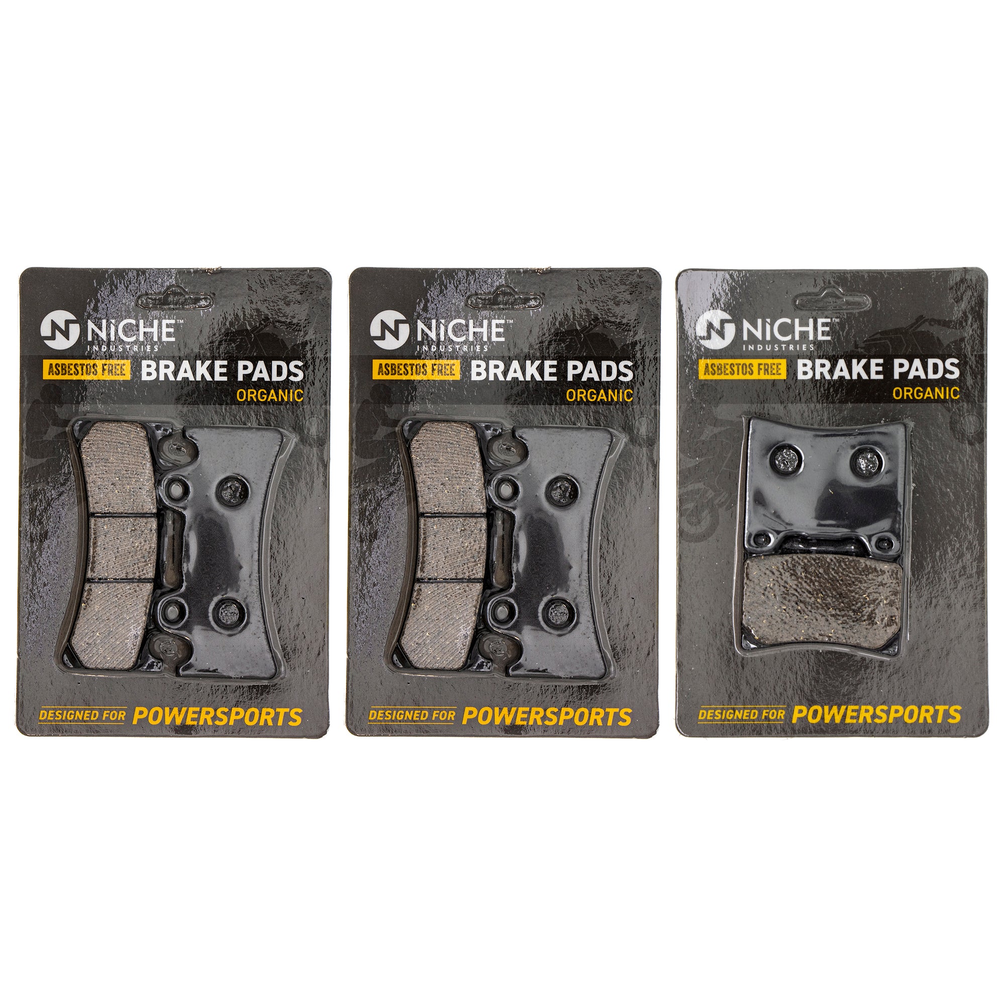 Brake Pad Kit Front/Rear for zOTHER Yamaha YZF750R FZR1000 1FK-W0046-01-00 4FM-W0045-30-00 NICHE MK1002660
