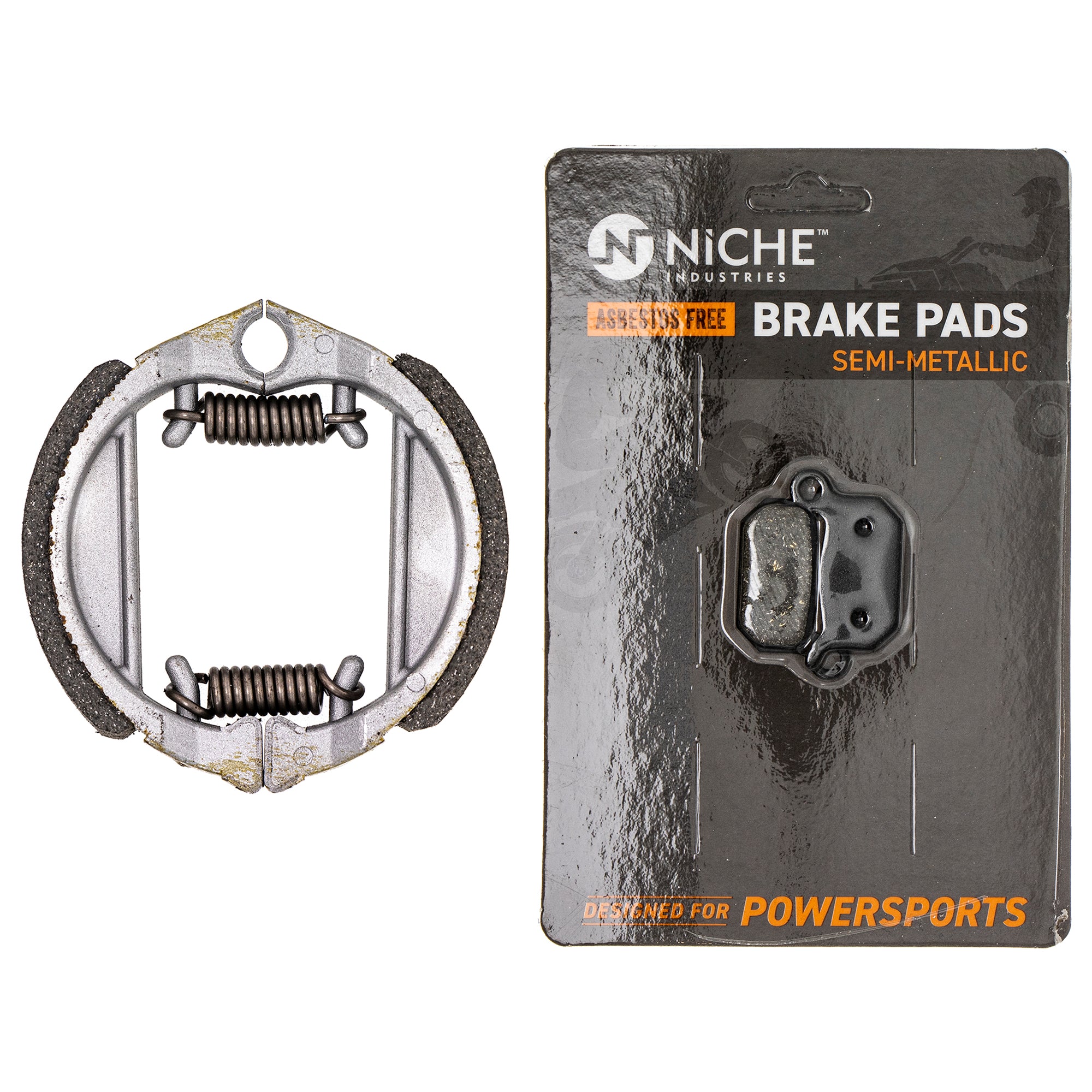 Full Semi-Metallic Brake Pad & Shoe Set for KTM 50 45113030000 45009035000 NICHE MK1002794