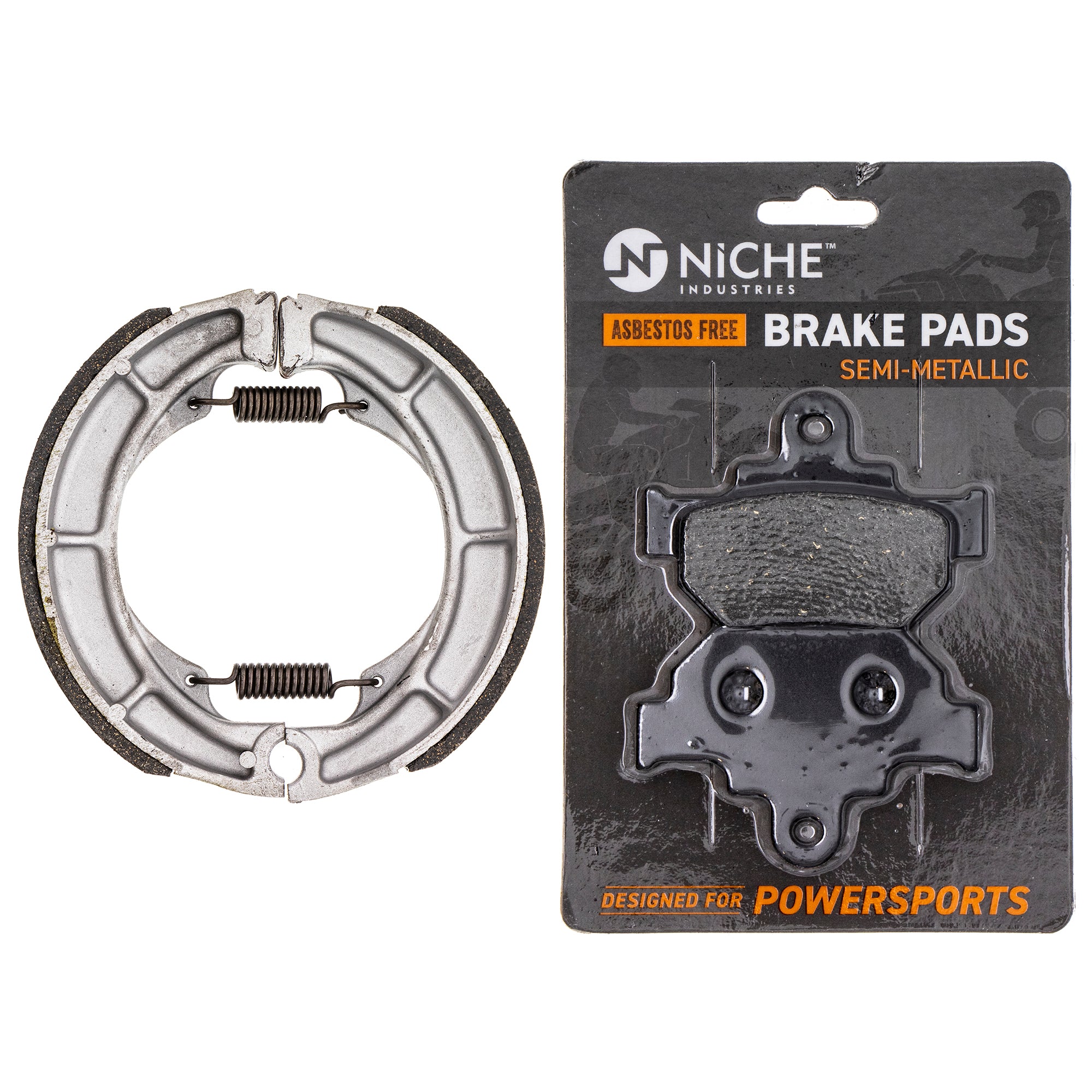 Full Semi-Metallic brake Pad & Shoe Set for zOTHER Suzuki Savage Boulevard 59100-26870 NICHE MK1002799