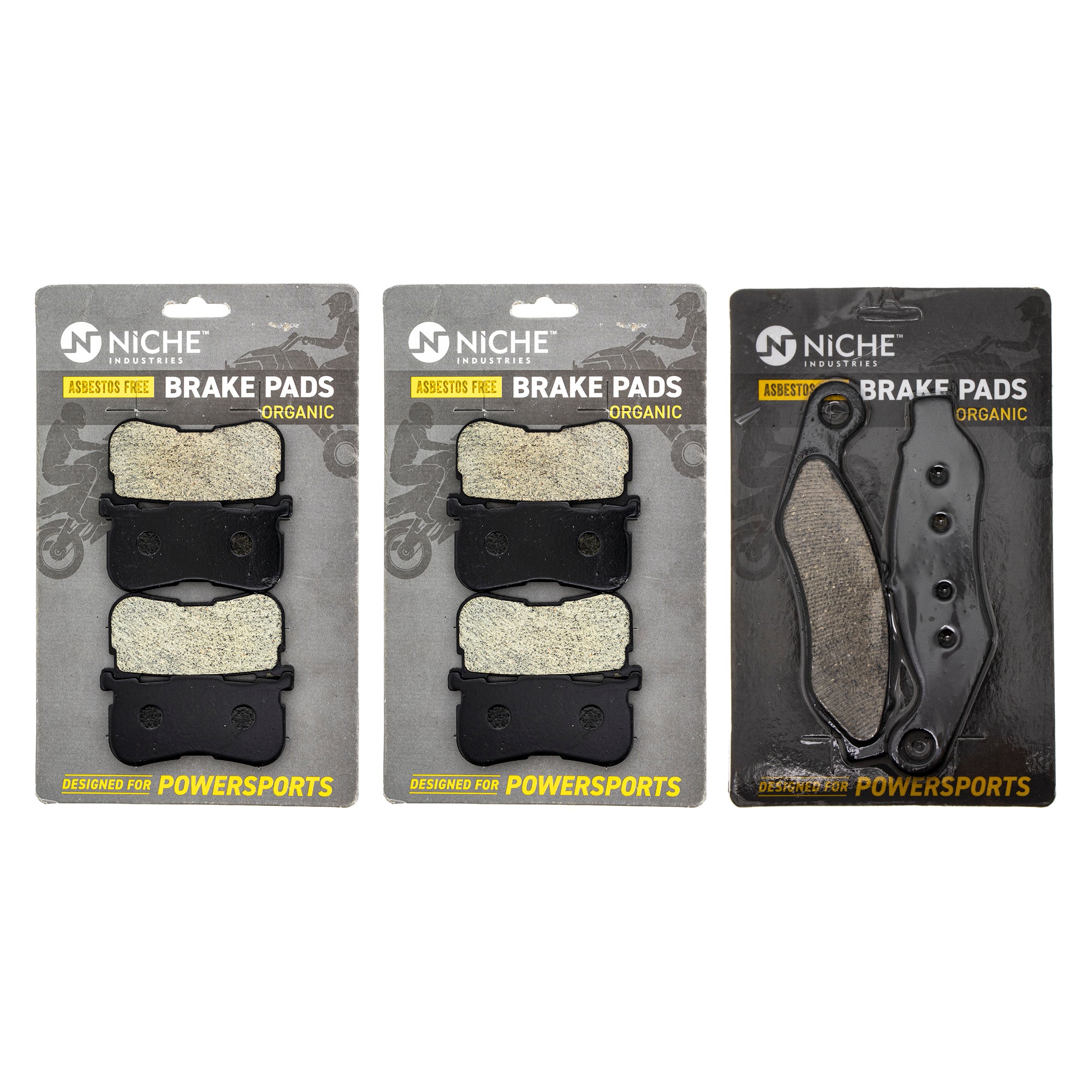 Brake Pad Kit Front/Rear for Harley-Davidson Harley Davidson Tri Freewheeler 41300033 NICHE MK1002834