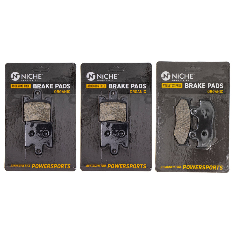 Brake Pad Kit Front/Rear for Suzuki Burgman 59301-14810 69100-14890 59301-14820 NICHE MK1002836