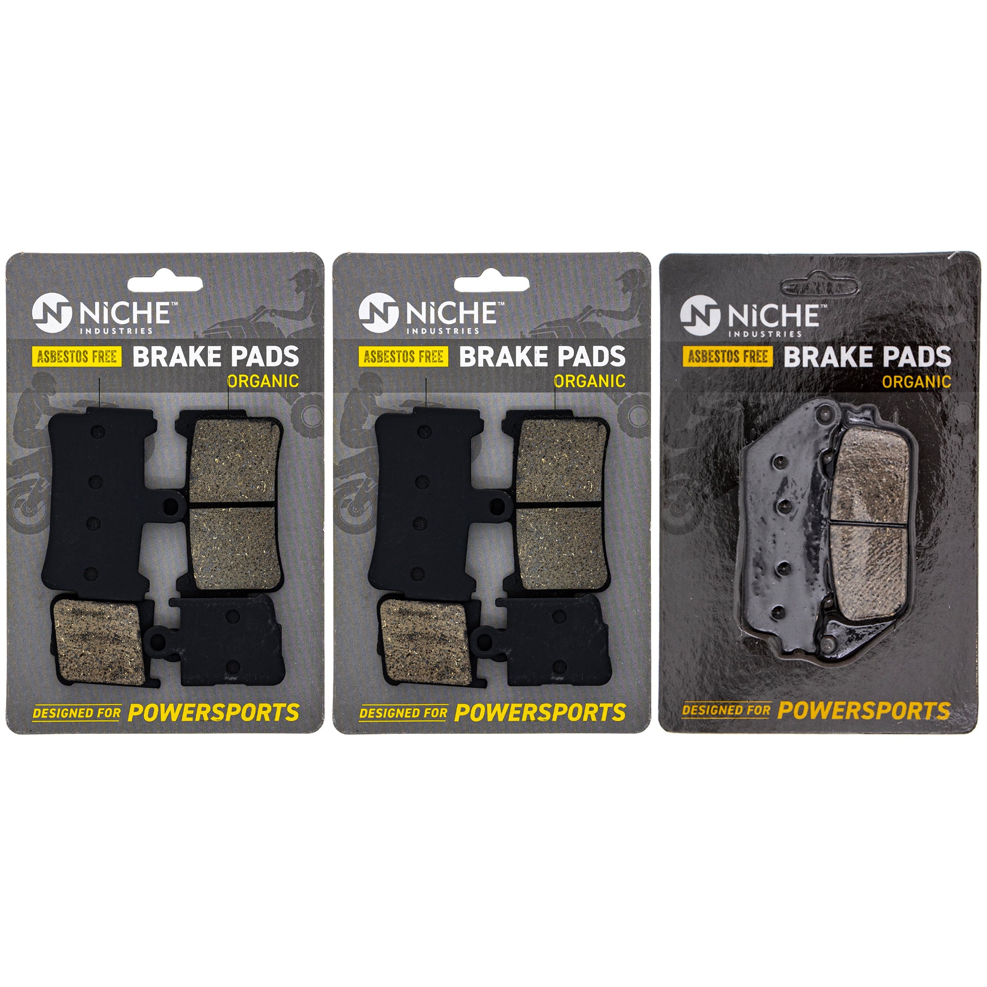 Brake Pad Kit Front/Rear for zOTHER Honda VFR1200F 06455-MGE-016 06455-MGE-006 NICHE MK1002850