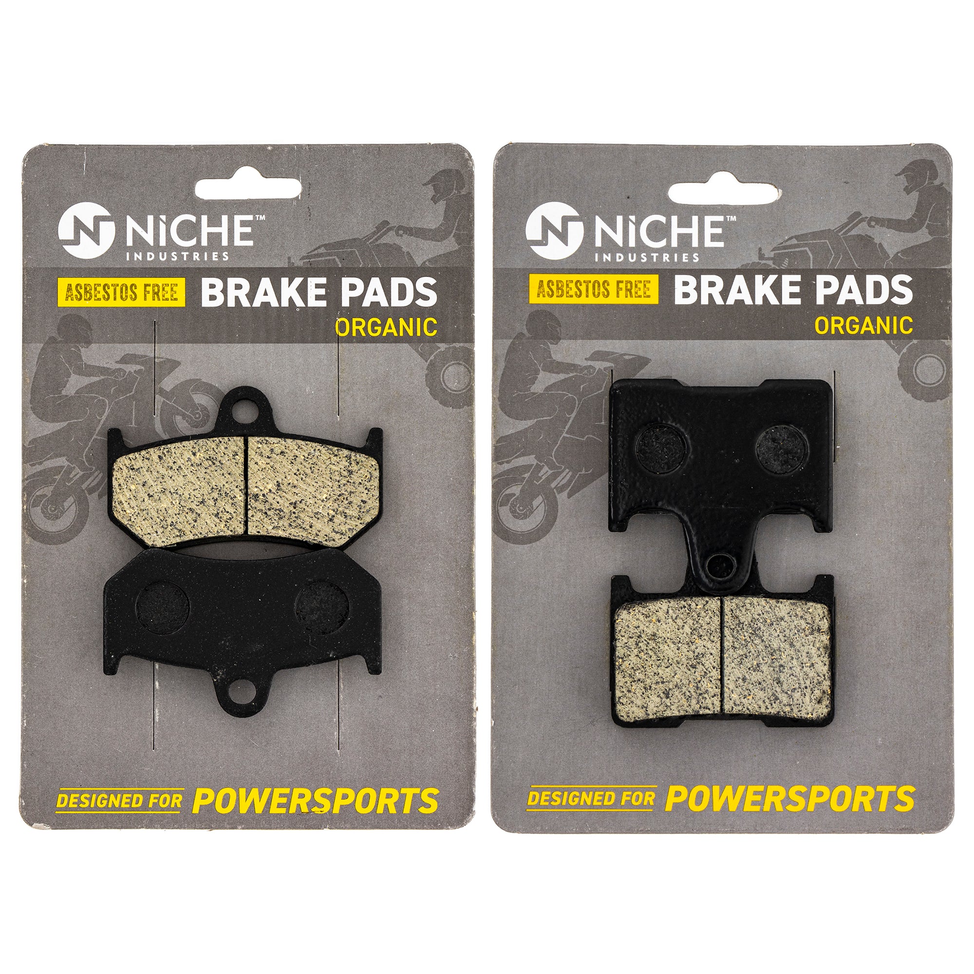 NICHE MK1002862 Brake Pad Kit Front/Rear for zOTHER Yamaha RS