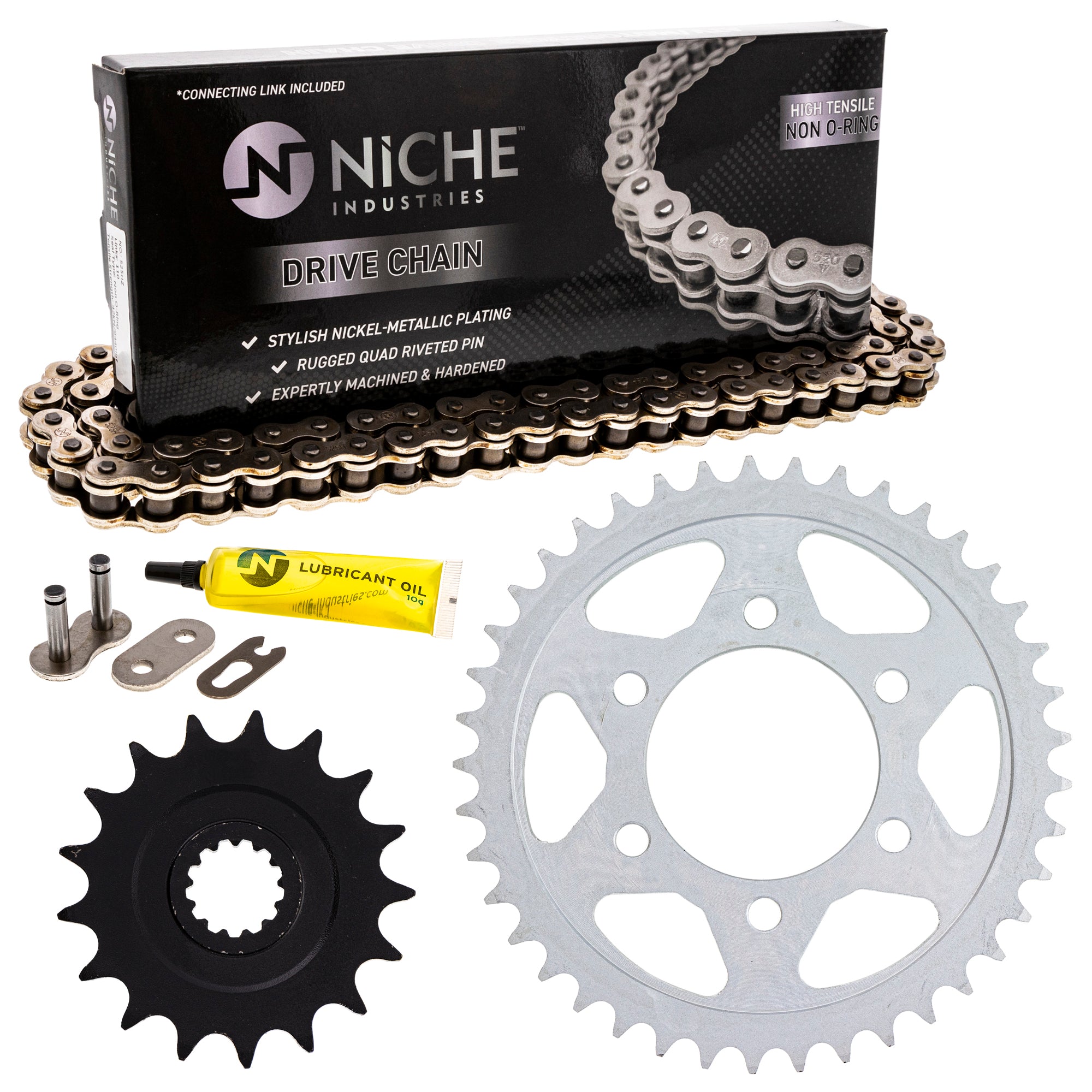 Drive Sprockets & Chain Kit for zOTHER Ninja 519-KCS0284K-K001 NICHE MK1003812
