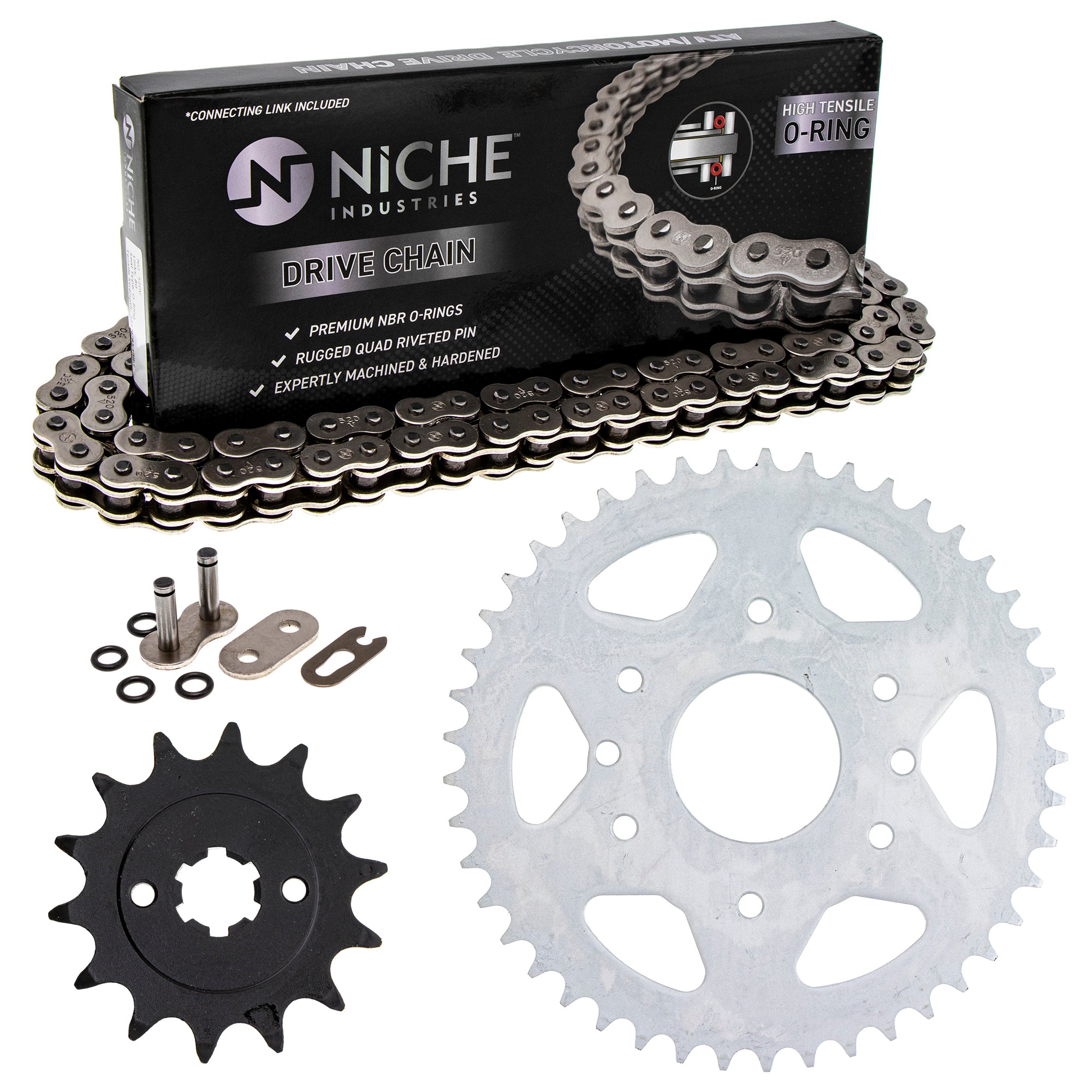 Drive Sprockets & Chain Kit for zOTHER KTM WR250 WR125 TE250i TE250 50310165118 NICHE MK1004294