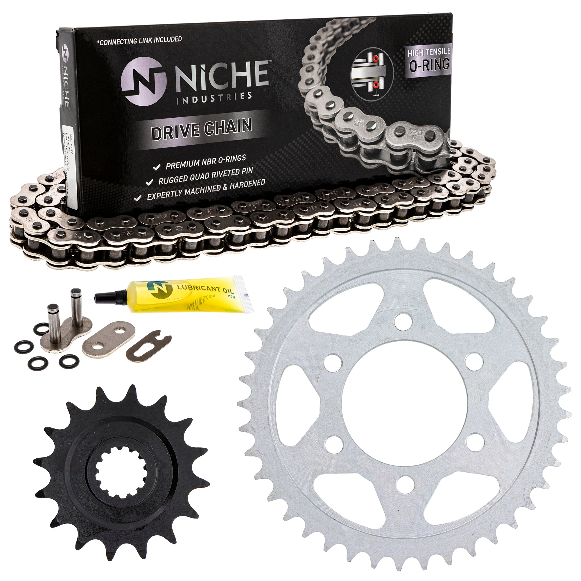 Drive Sprockets & Chain Kit for zOTHER Ninja 519-KCS0808K-K001 NICHE MK1004336