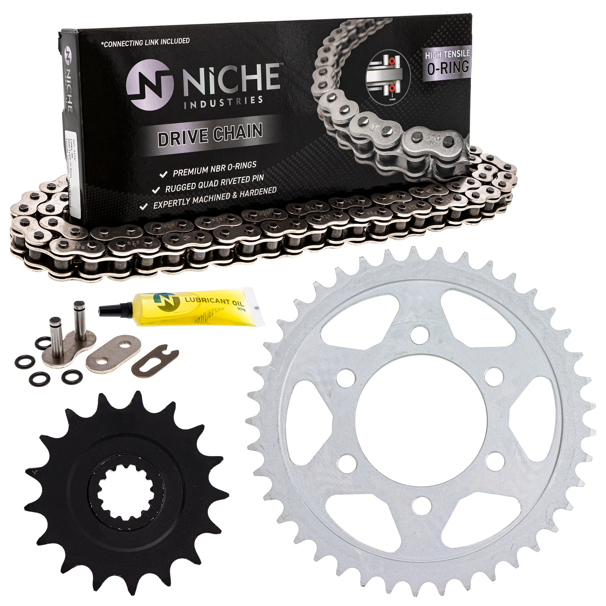 Drive Sprockets & Chain Kit for zOTHER Ninja 519-KCS0809K-K001 NICHE MK1004337