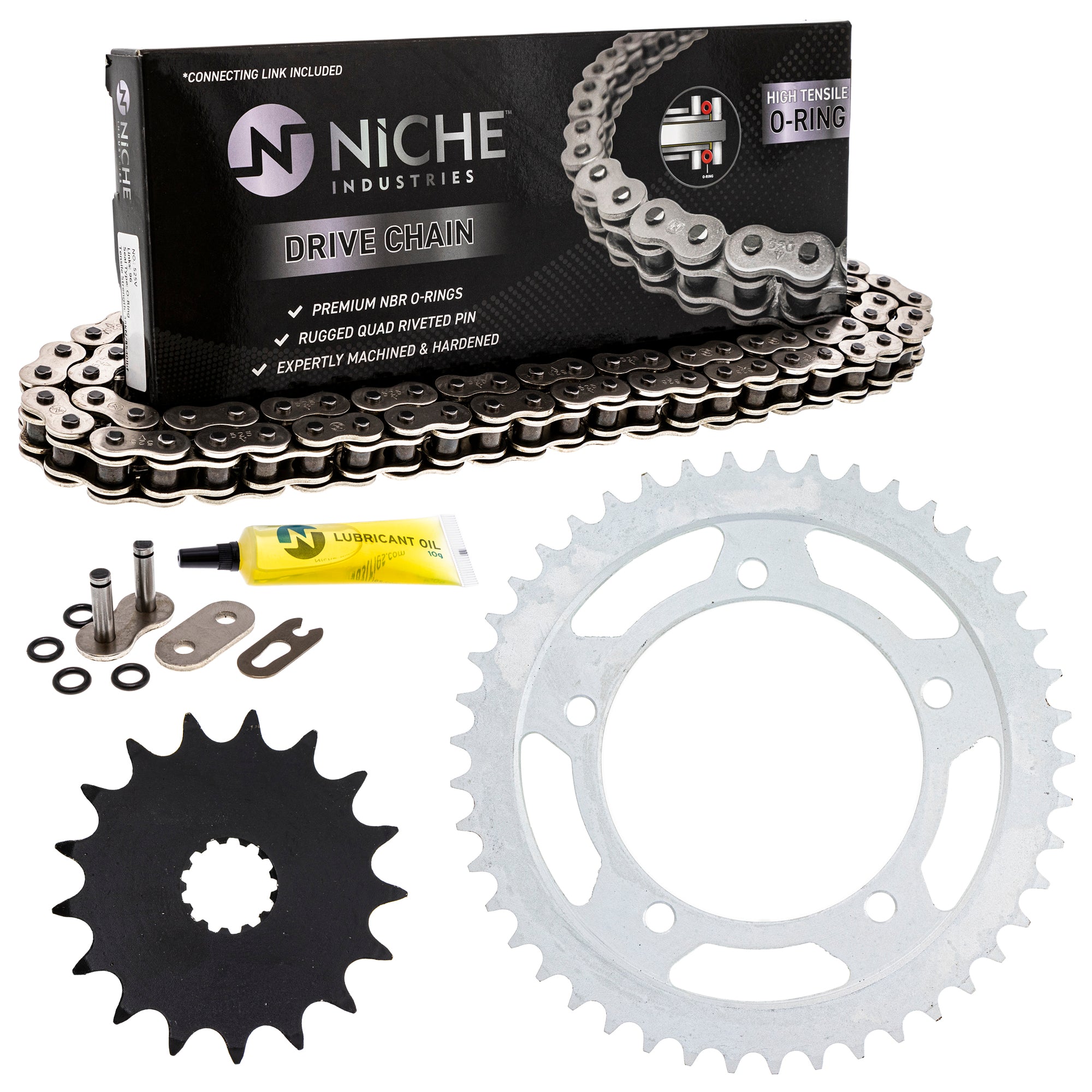 Drive Sprockets & Chain Kit for zOTHER Suzuki JT Sprocket GSXR750 519-KCS0924K-K001 NICHE MK1004452