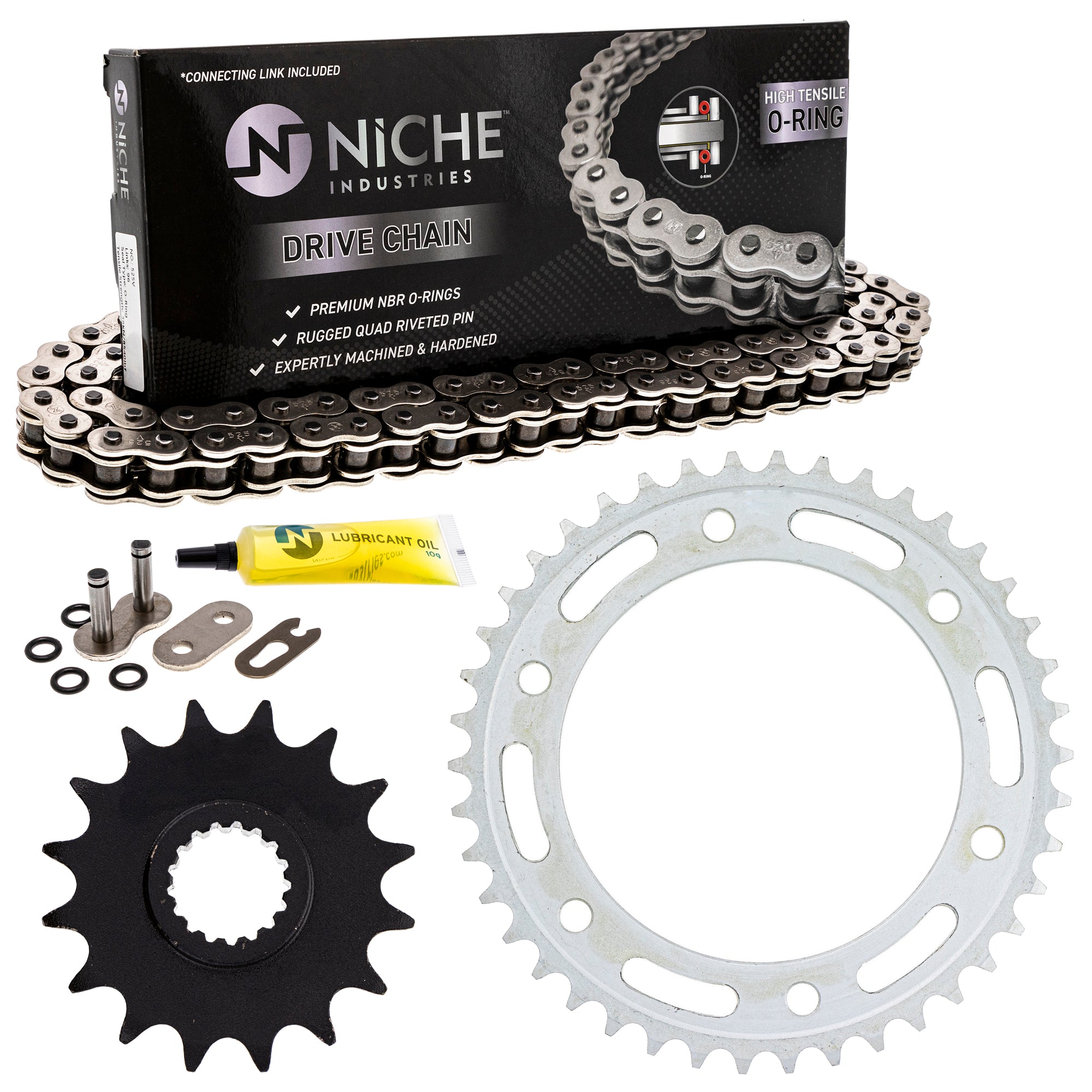 Drive Sprockets & Chain Kit for zOTHER JT Sprocket F800GS 519-KCS0930K-K001 NICHE MK1004458