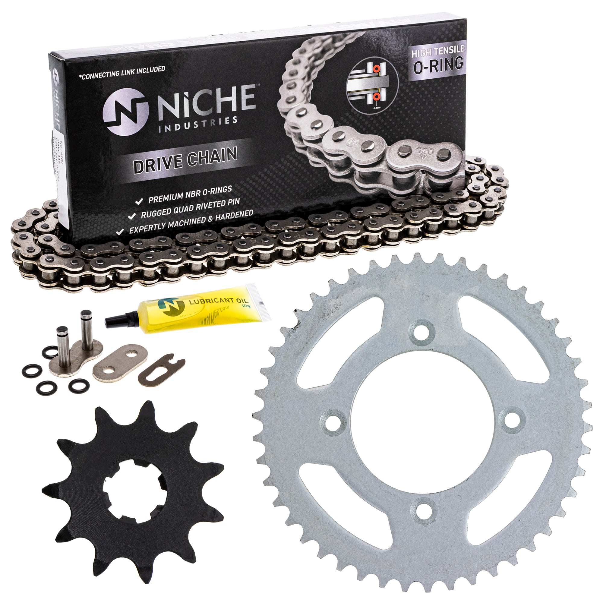 Drive Sprockets & Chain Kit for zOTHER Honda XR80R 405W3-GN1-505 23801-178-000 NICHE MK1004553