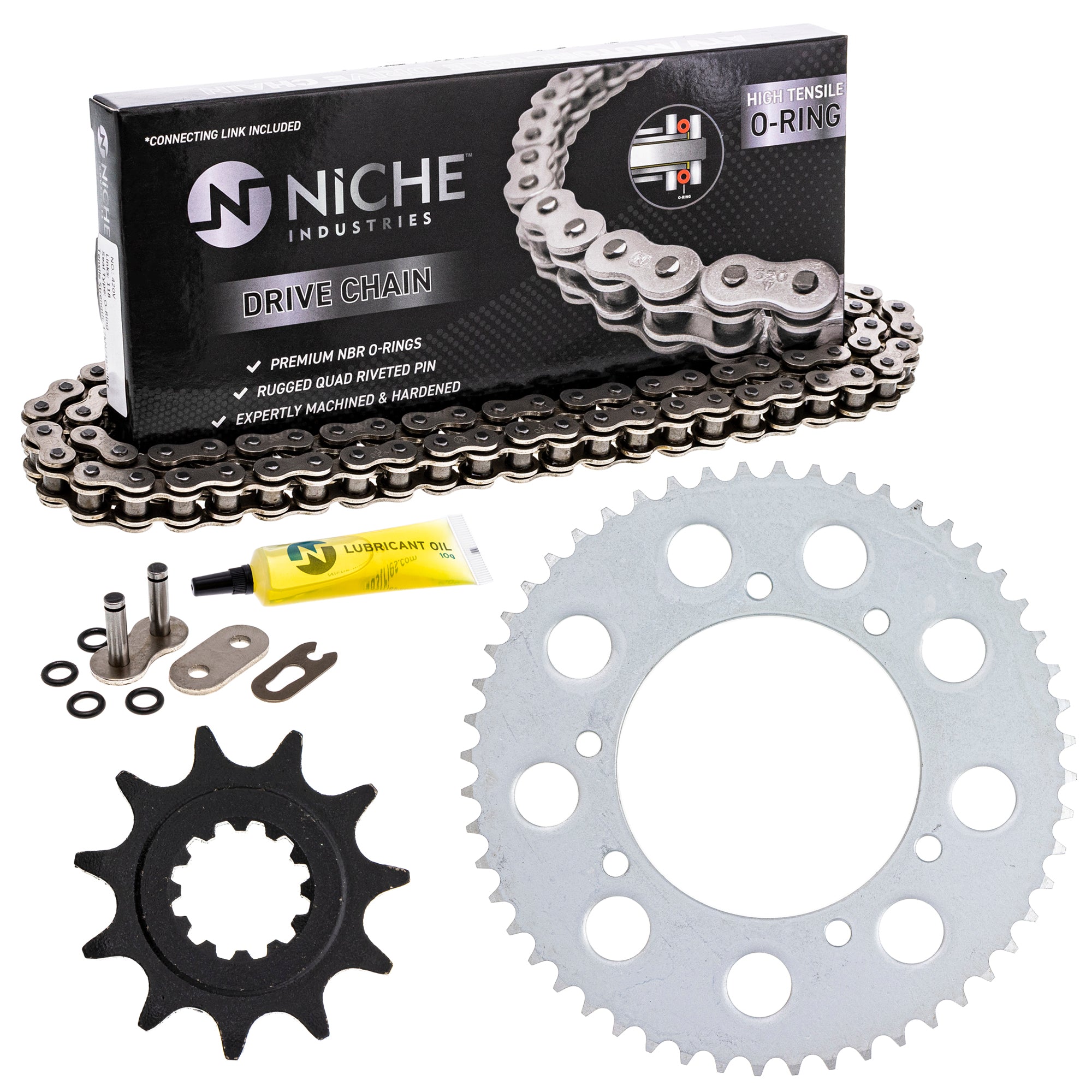 Drive Sprockets & Chain Kit for zOTHER CR80R 519-KCS1031K-K001 NICHE MK1004559