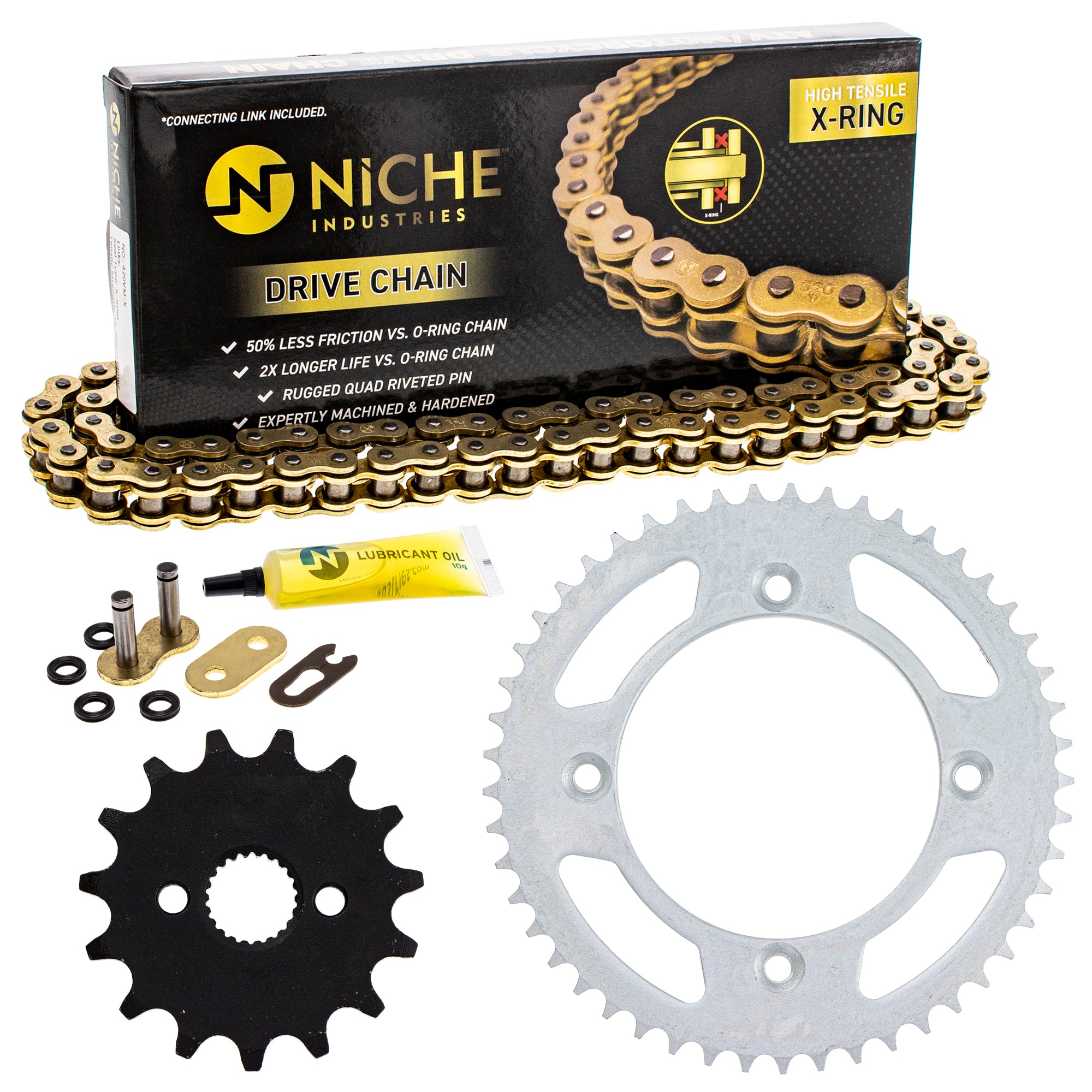 Drive Sprockets & Chain Kit for zOTHER JT Sprocket Honda Expert CR80R 41201-GBF-700 NICHE MK1005069