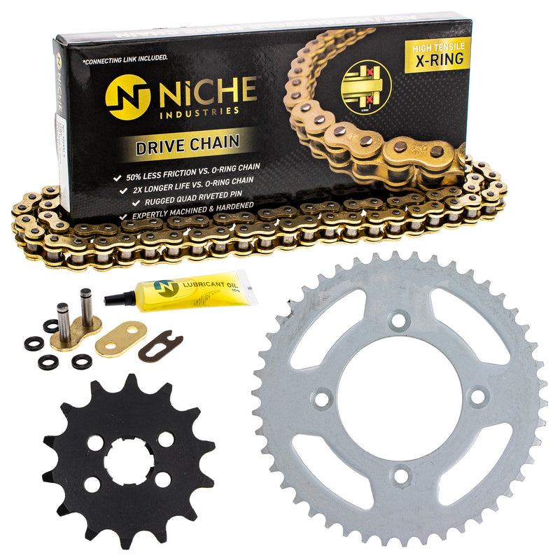 Drive Sprockets & Chain Kit for zOTHER Honda XR80R 405W3-GN1-505 23801-178-000 NICHE MK1005078
