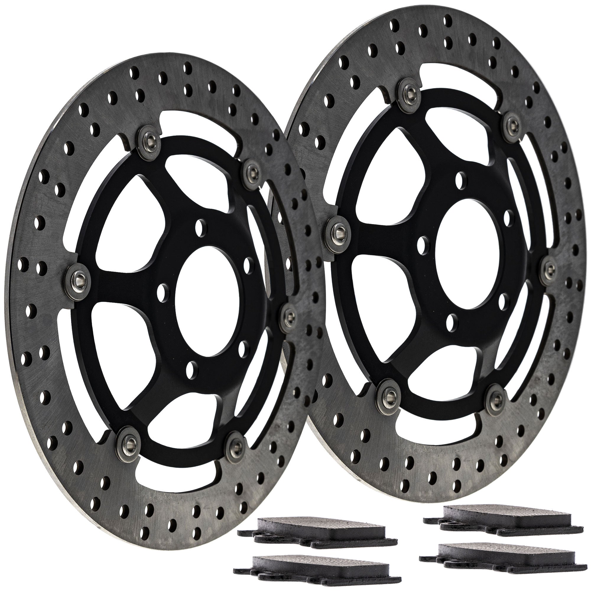 Complete Front or Rear Pad and Rotor Set for zOTHER Kawasaki 43082-0016 43082-0153 NICHE MK1006727