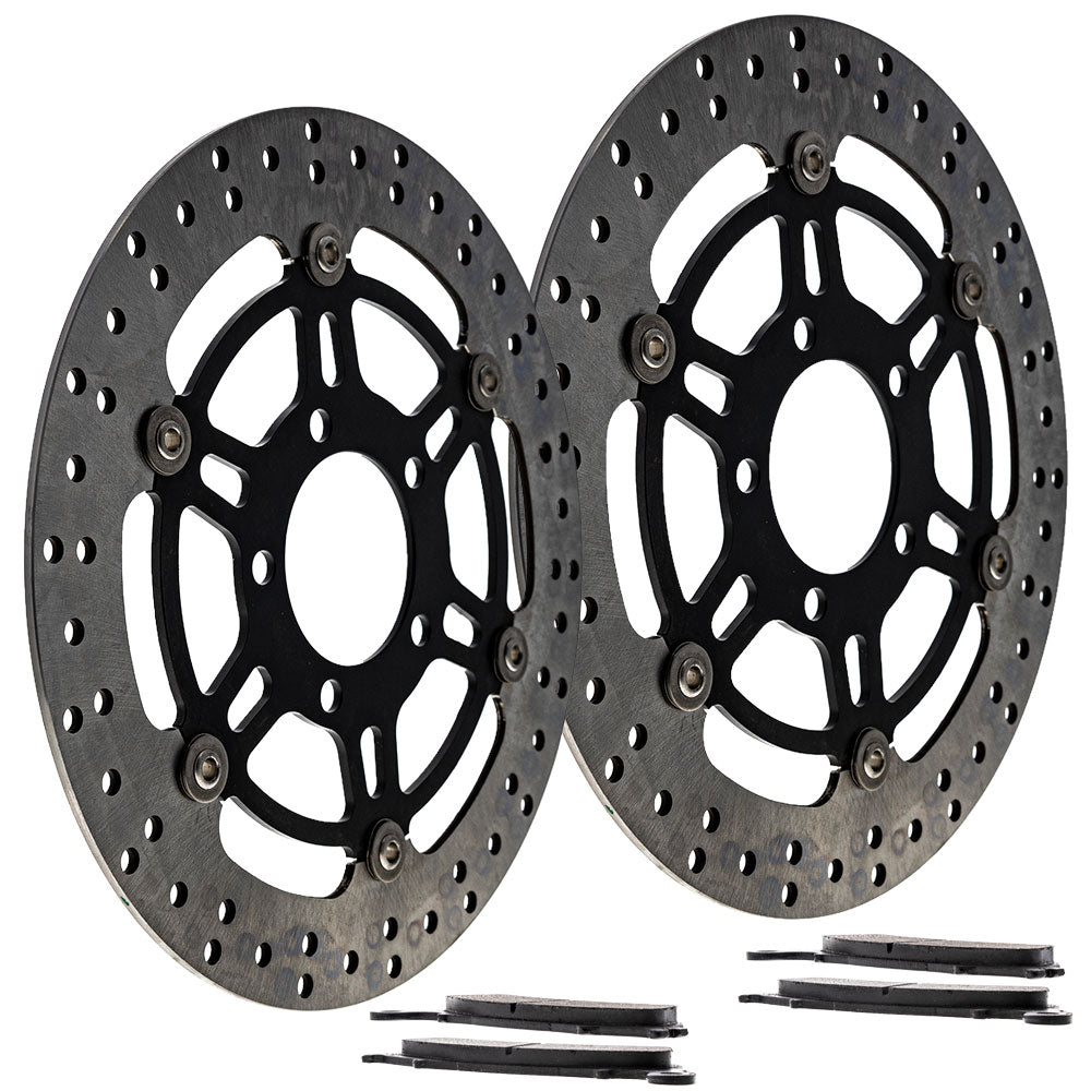 Complete Front or Rear Pad and Rotor Set for zOTHER Victory Triumph Suzuki Honda BMW NICHE MK1006838