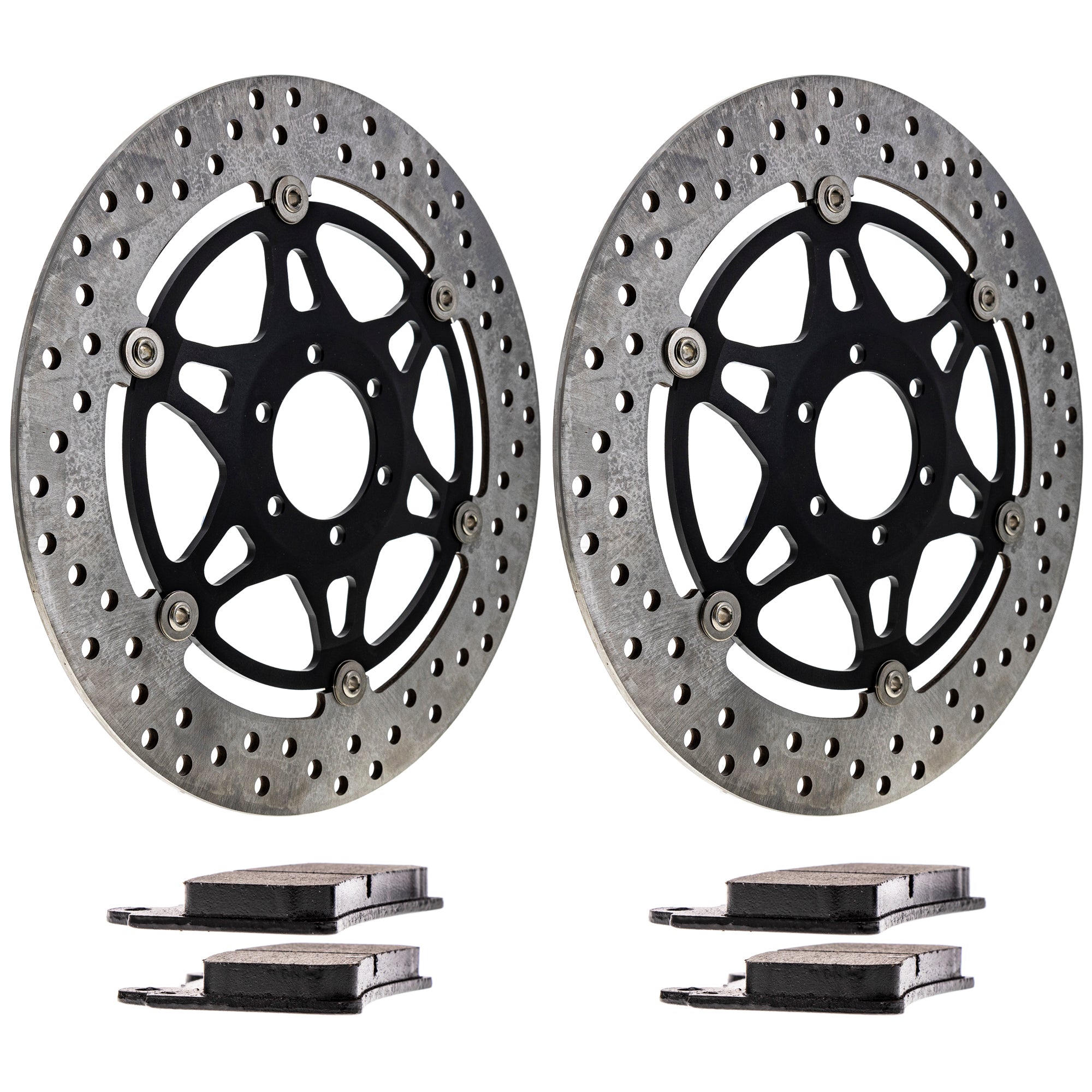 Front Brake Rotors and Pads Kit for zOTHER Honda FZR1000 FZ750 NICHE MK1006850