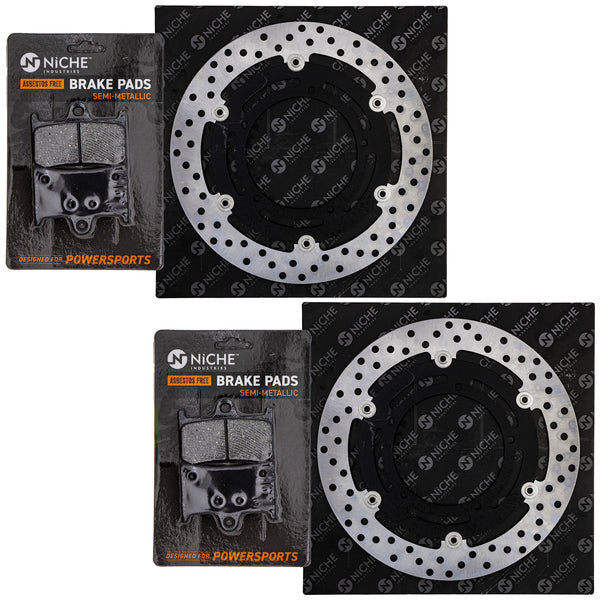 Front Brake Rotors and Pads Kit Yamaha | NICHE PARTS