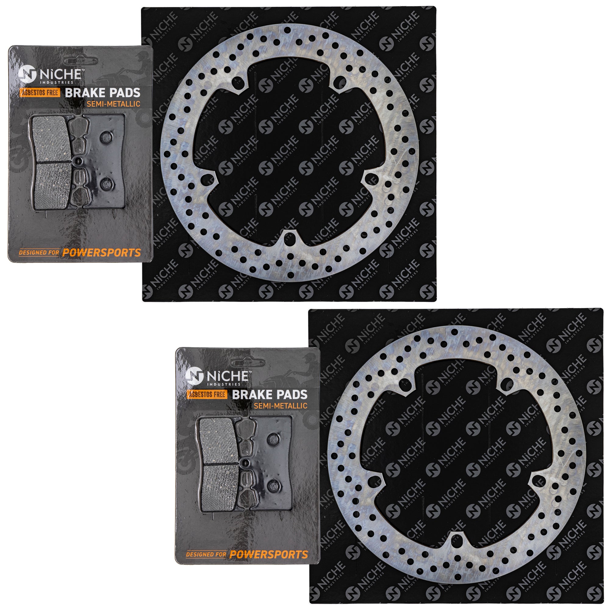 Front Brake Rotors and Pads Kit for zOTHER Honda R1200CL R1200C R1150GS 34117690170 NICHE MK1006951