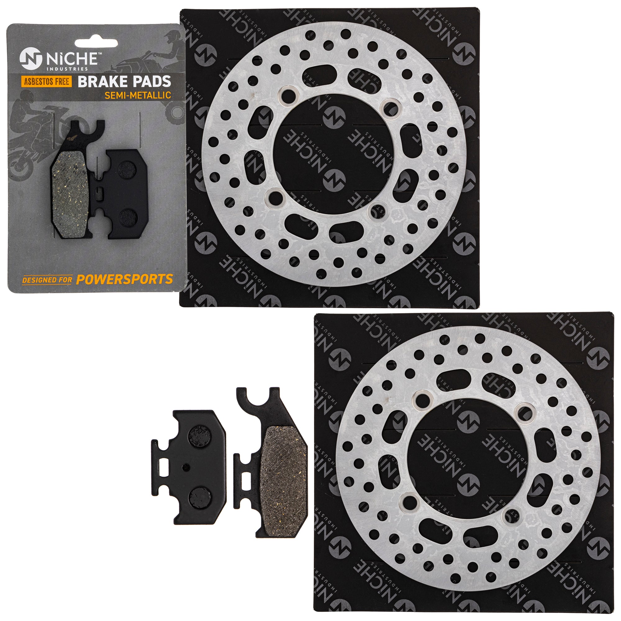 Front Brake Rotors and Pads Kit for zOTHER Triumph KTM King 59100-31850 59100-31880 NICHE MK1007142
