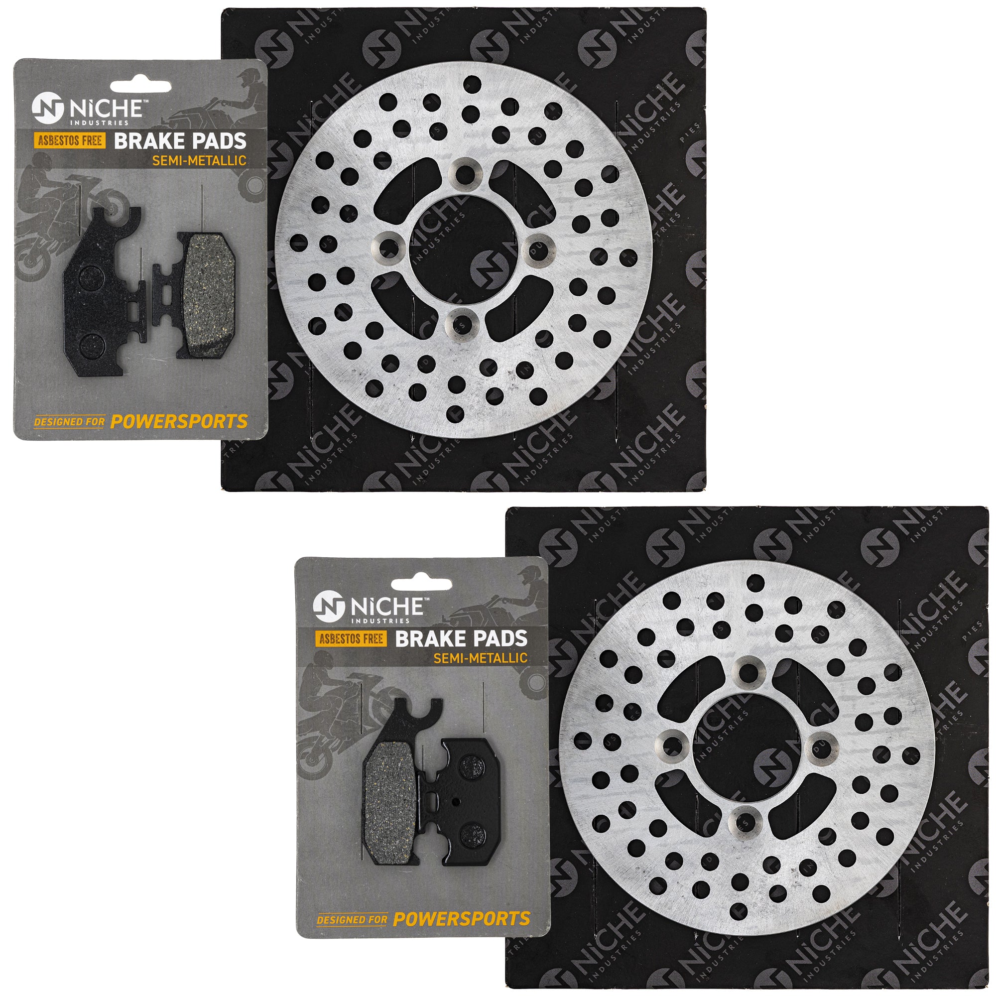 Complete Front or Rear Pad and Rotor Set Bombardier | NICHE PARTS