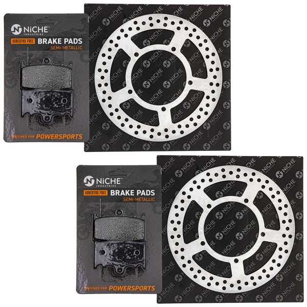 Front Brake Rotors and Pads Kit Kawasaki | NICHE PARTS